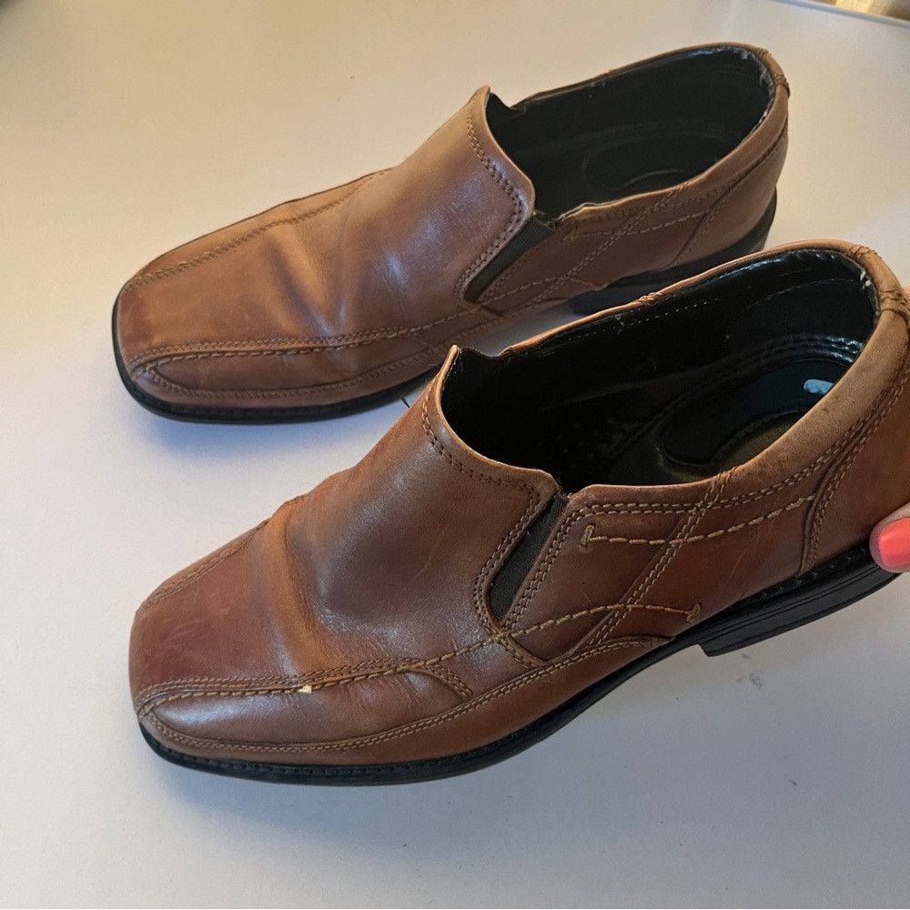 Nunn Bush Nunn Bush Slip On Loafer Men's Brown Leather Shoes Size 8M Size US 8 / EU 41 - 2 Thumbnail