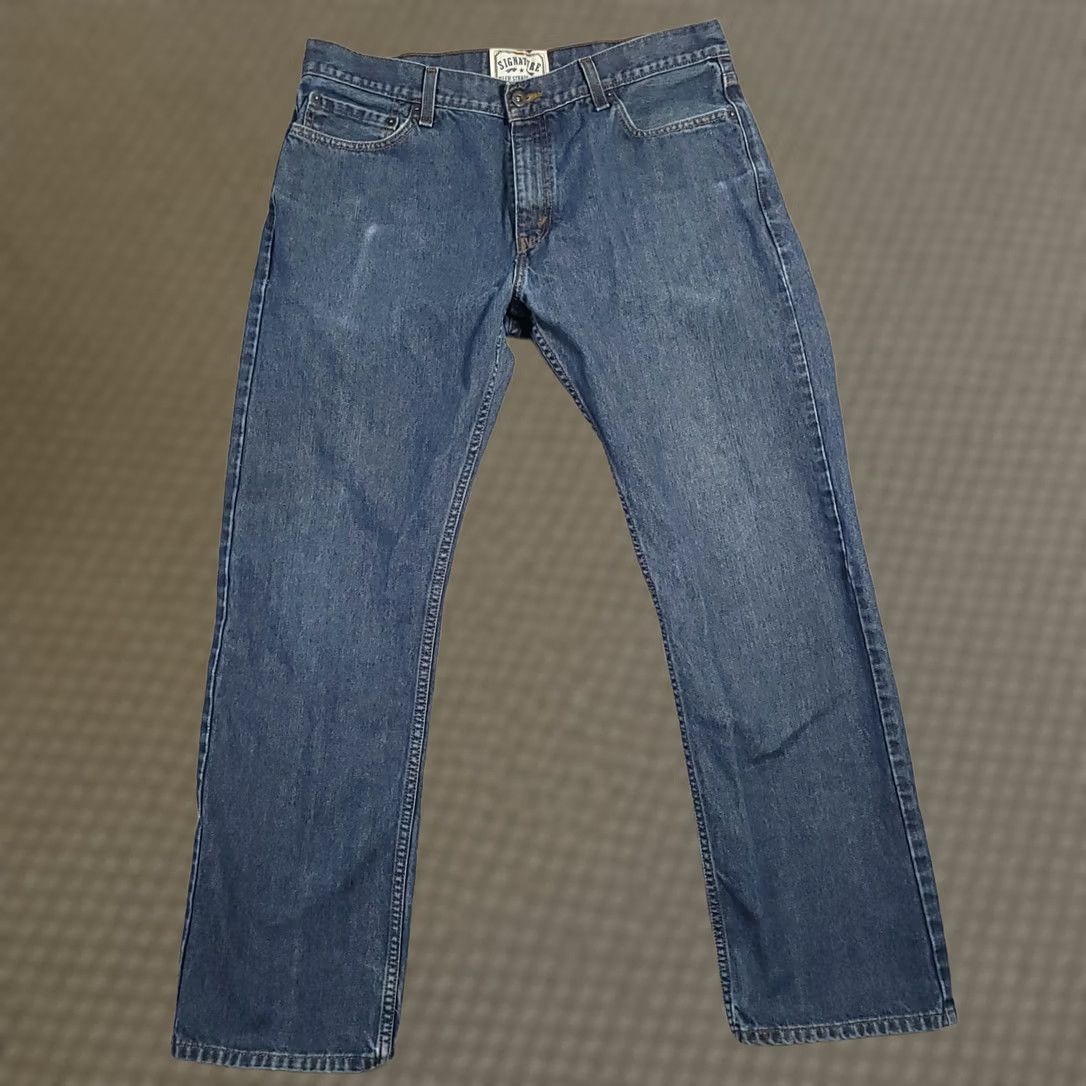 Levi's VINTAGE Levi's Slim Straight Jeans Mens 36X30 Medium Wash Western Workwear Shirt? Size US 36 / EU 52 - 1 Thumbnail
