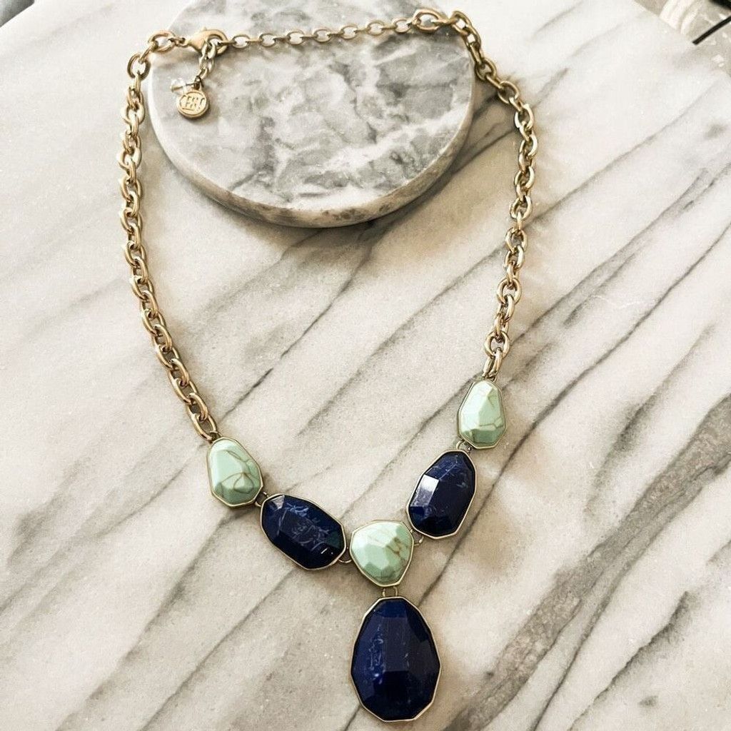 Jewelry Dana Buchman Necklace Blue and Teal Faux Turquoise Size ONE SIZE - 1 Thumbnail