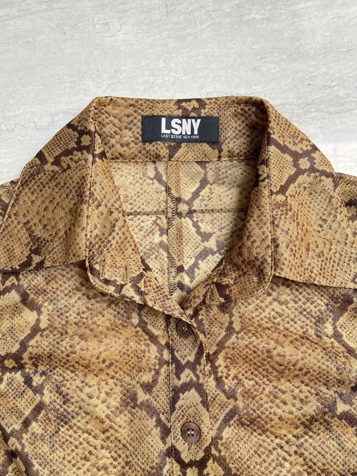 Designer × Japanese Brand Last Scene New York Snake Mesh Shirt Size S / US 4 / IT 40 - 10 Thumbnail
