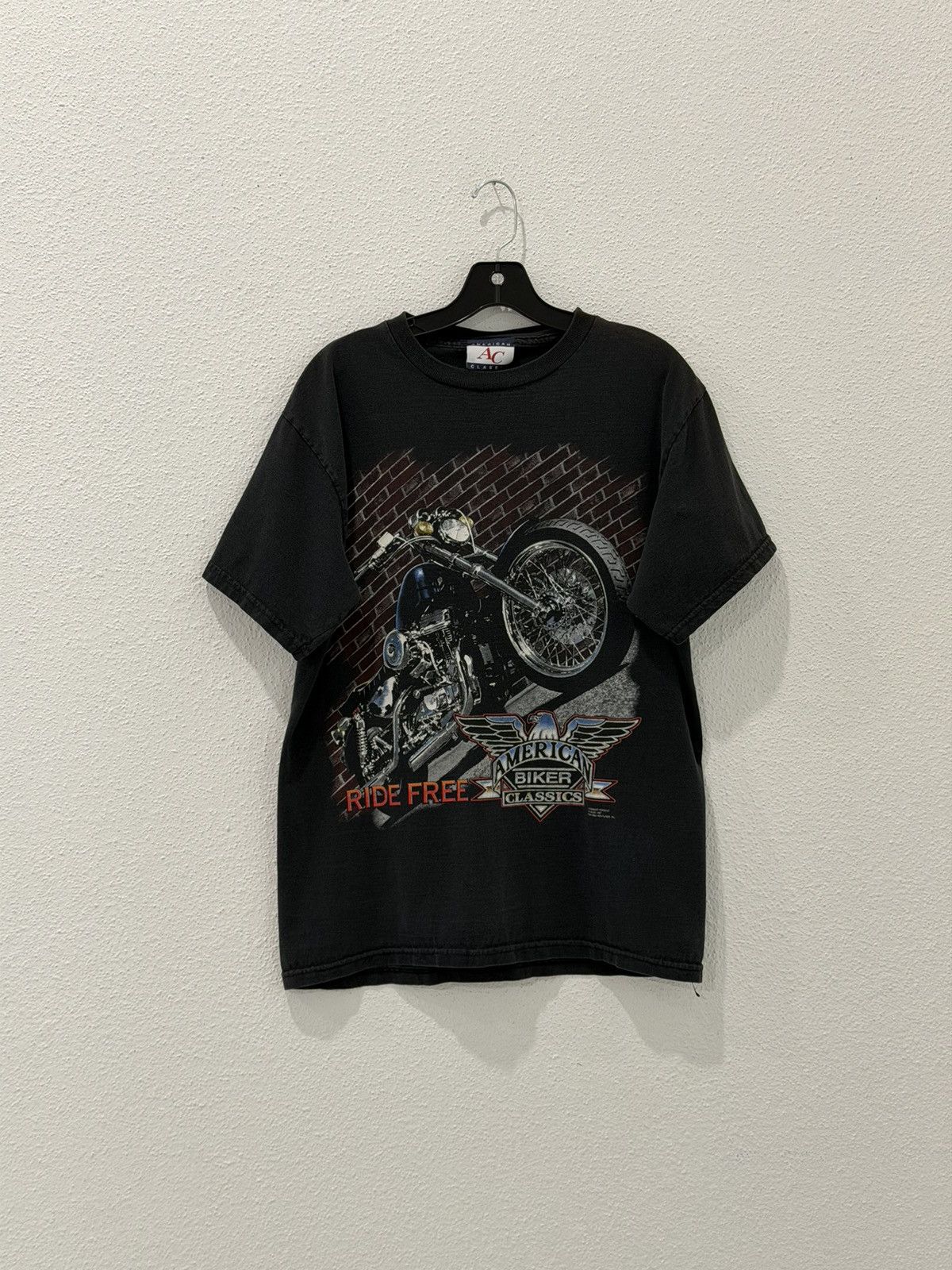 Harley Davidson Vintage 90s American Biker Classics Black Harley Davidson M Size US M / EU 48-50 / 2 - 1 Thumbnail