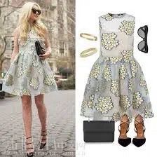 Valentino Little blue daisy dress