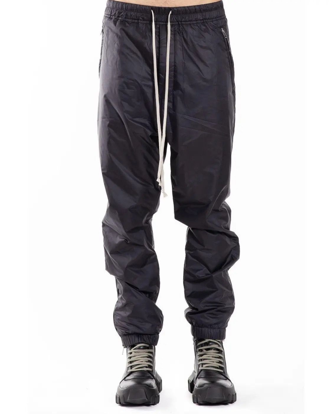 Rick Owens Rick Owens FW18 SISYPHUS Runway Zipper Nylon Track Pants Size US 38 / EU 54 - 7 Thumbnail