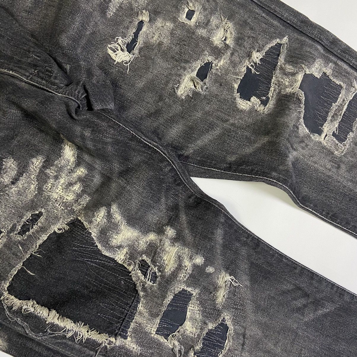 Denim & Supply Ralph Lauren RL Jeans Heavy Distressed / Repaired Denim Size US 30 / EU 46 - 3 Thumbnail
