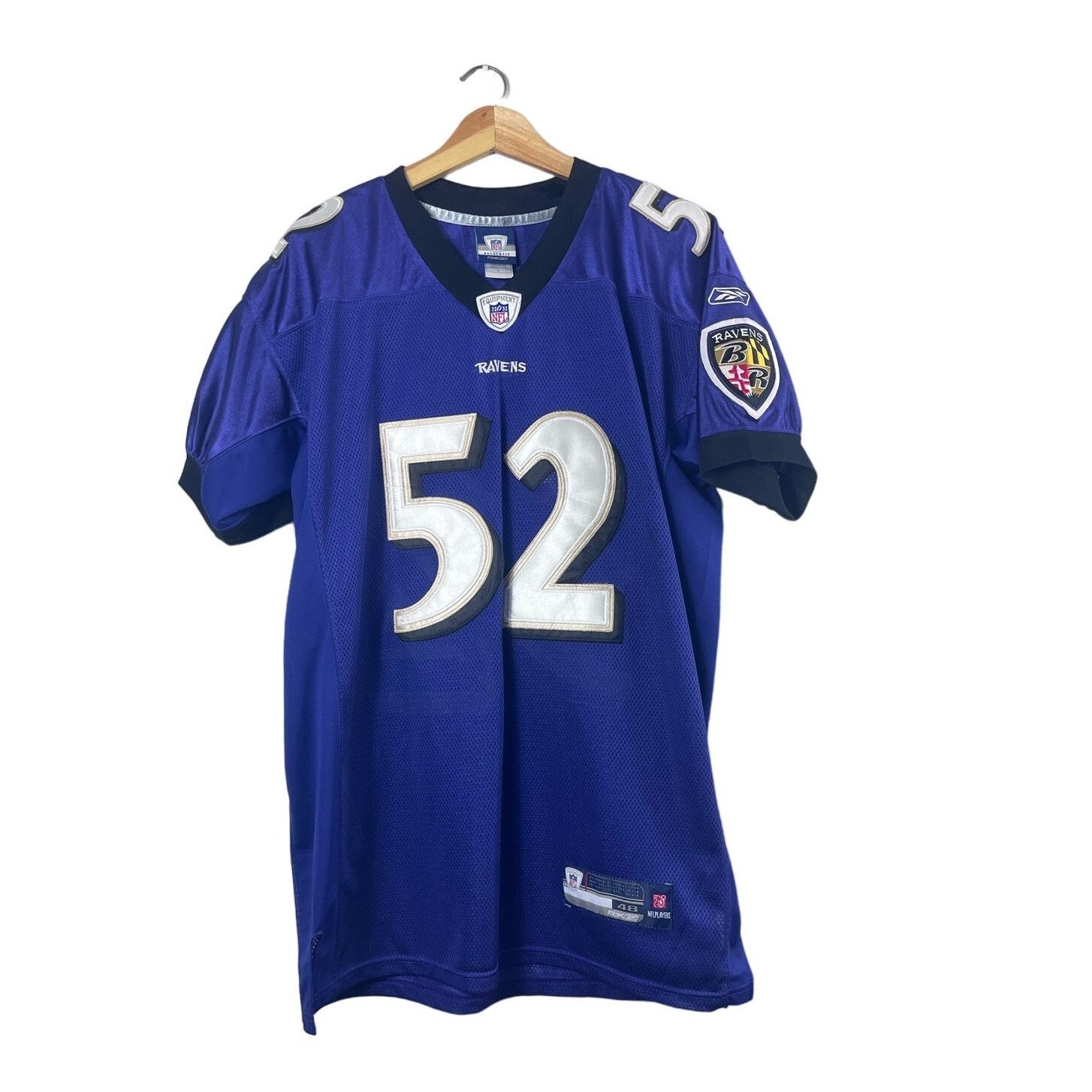 NFL Men s Authentic NFL Baltimore Ravens R.Lewis Jersey 48 Grailed