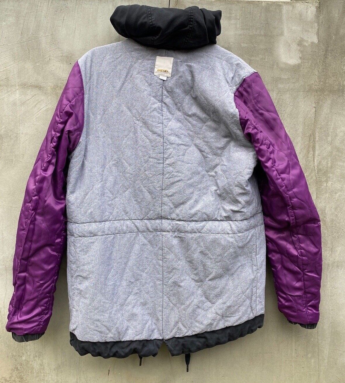 Diesel DIESEL BLACK COTTON PARKA WITH HOOD SIZE L Size US L / EU 52-54 / 3 - 5 Thumbnail