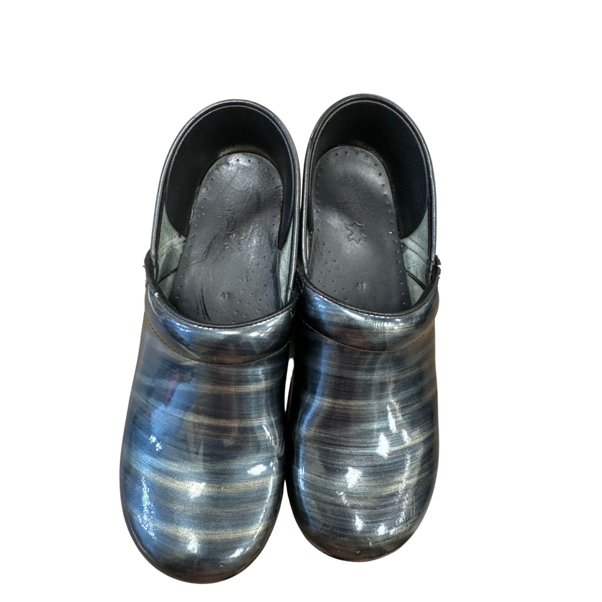 Dansko Dansko Womens Blue Gray Clogs Size 10 Comfort Slip-Ons SKU 6 Size US 10 / IT 40 - 6 Thumbnail