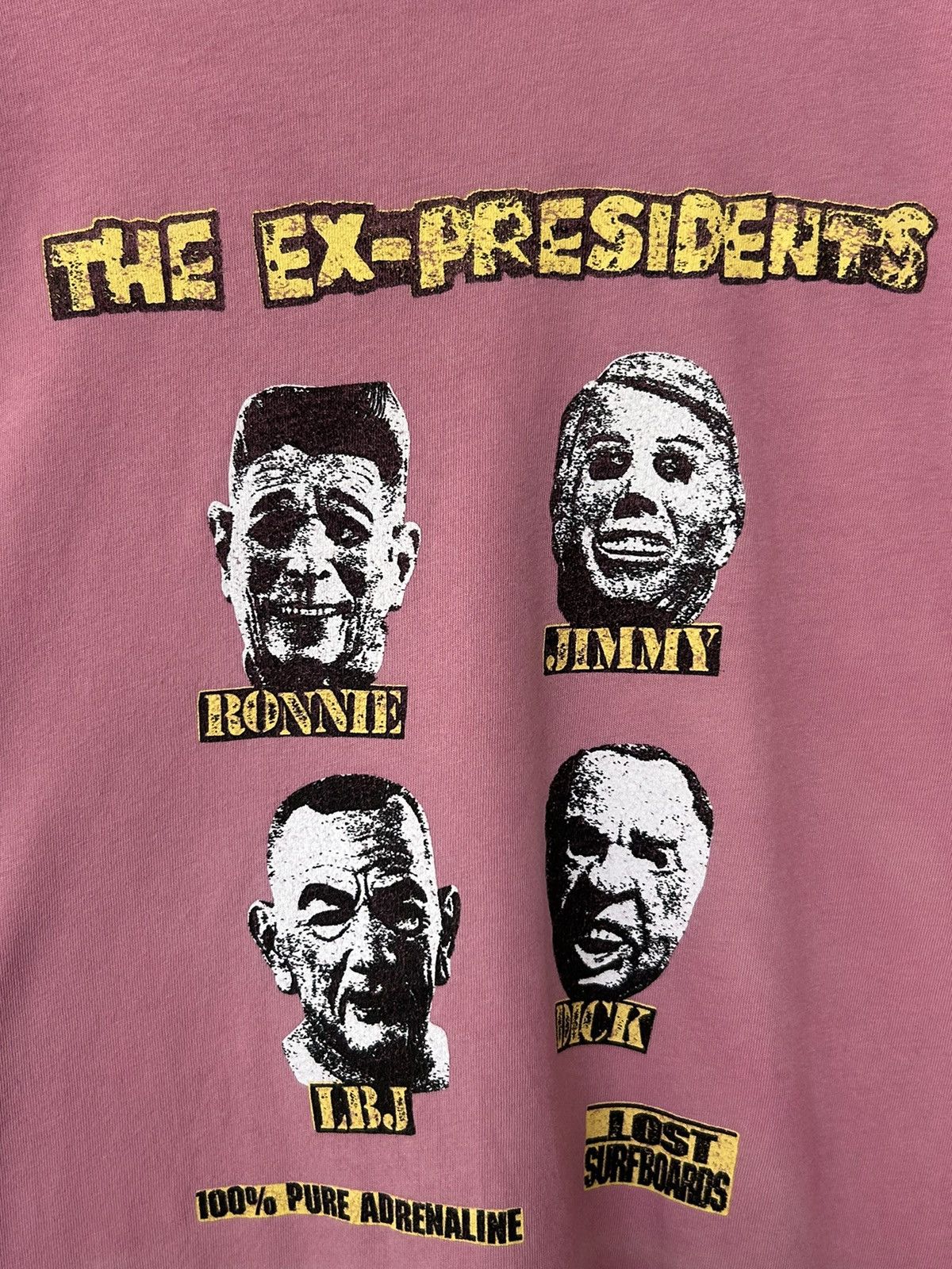 Lost Enterprises Vintage Lost Enterprises The Ex-Presidents Skateboard Tees Size US XL / EU 56 / 4 - 5 Thumbnail