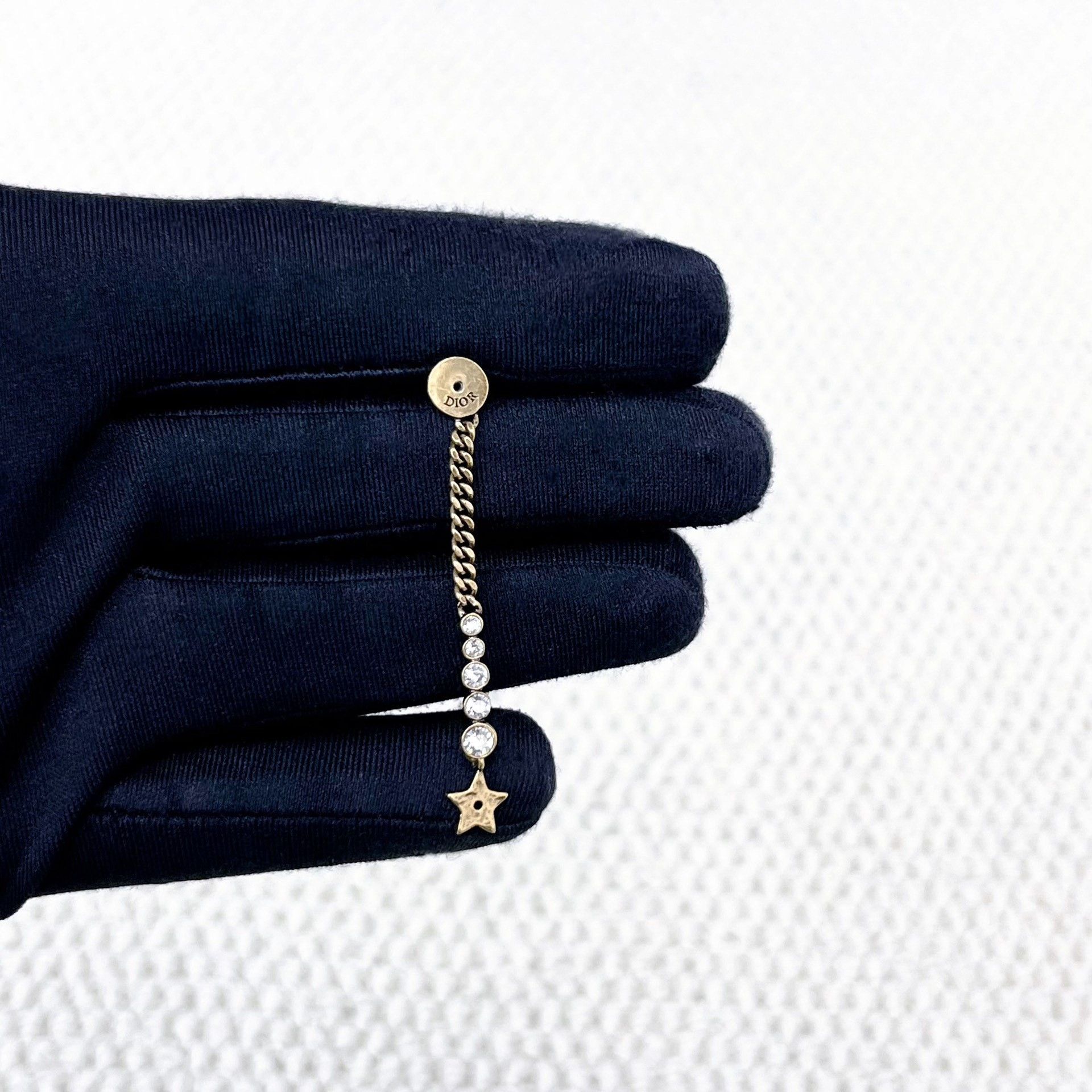 Dior Dior Gold Laurel Branch Crystal Logo Earrings Size US XXS / EU 40 - 4 Thumbnail