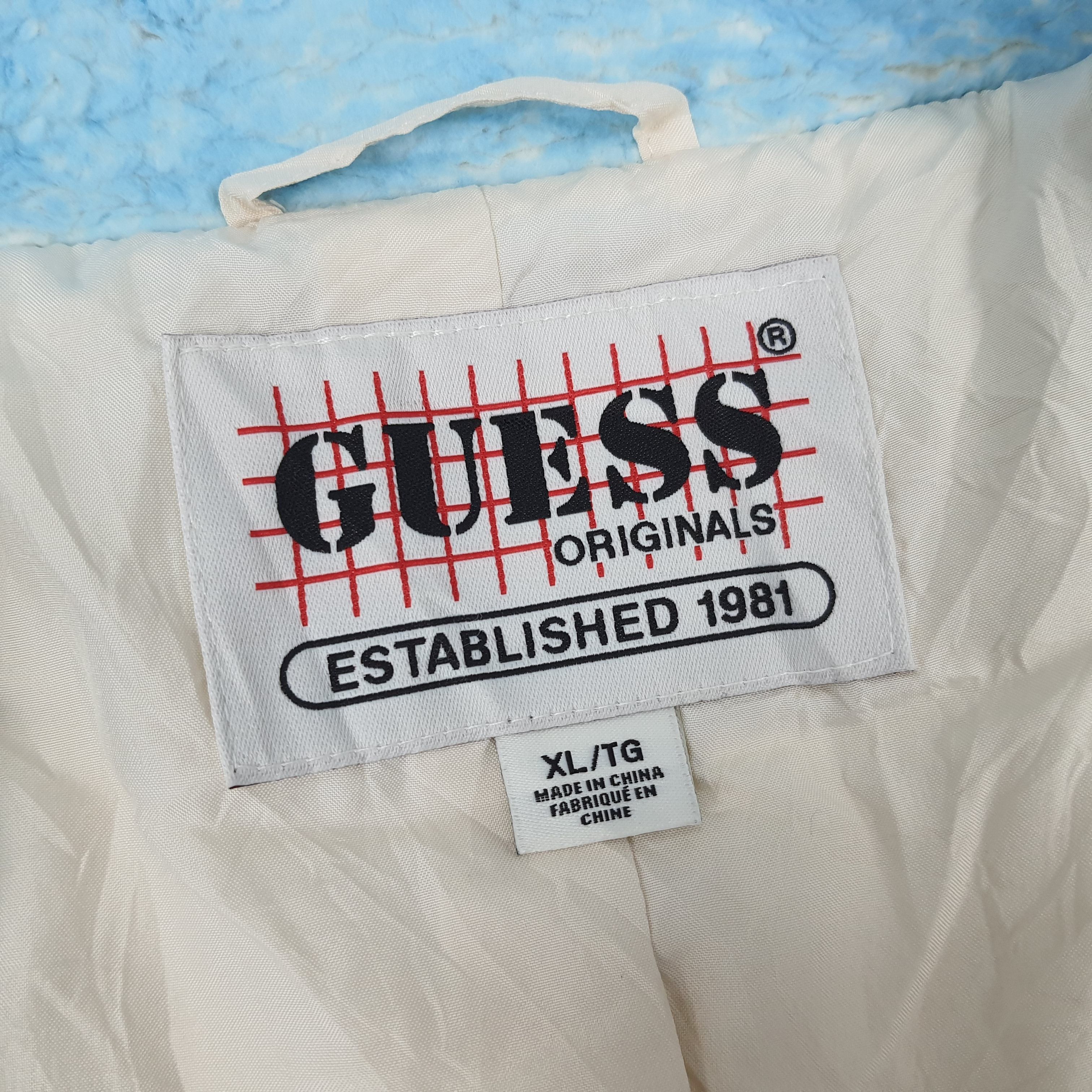 Vintage GUESS Original Art Fleece Winter Jacket