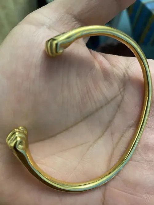 Jewelry x Vintage Retro Punk Bracelet in Gold, Men's