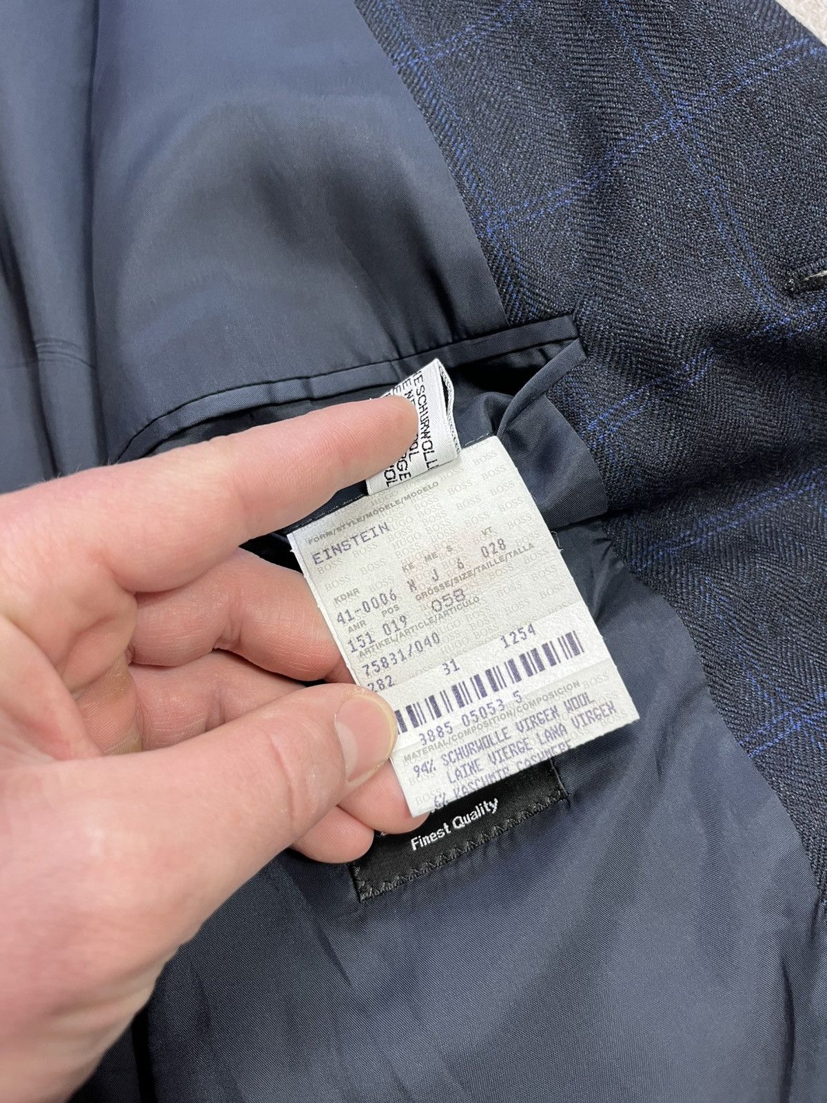 Hugo Boss Hugo Boss Einstein Wool Cashmere Navy Blazer Jacket Size 58 Size US XXL / EU 58 / 5 - 9 Thumbnail
