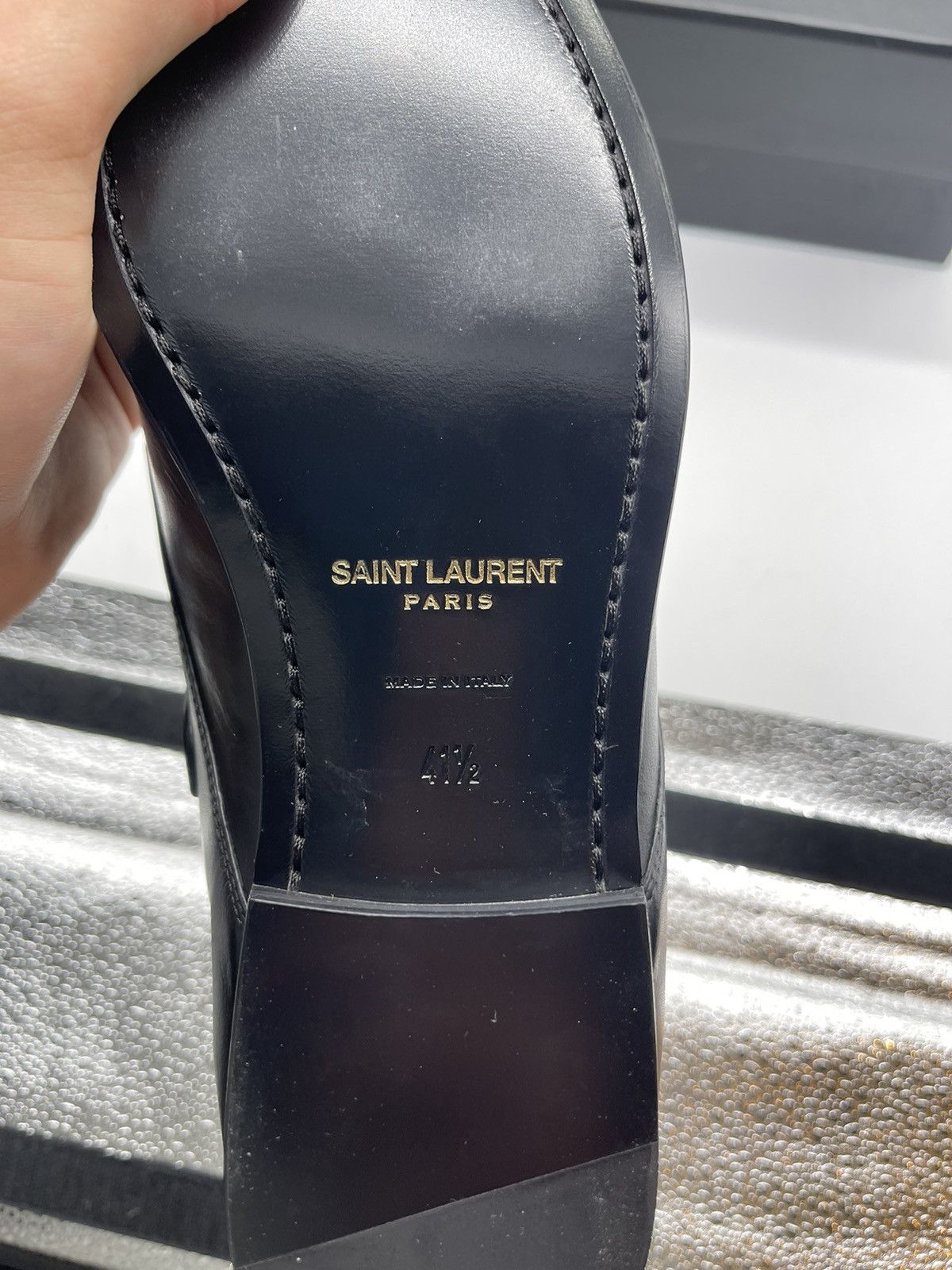 Saint Laurent Paris Men's Saint Laurent Pointed Toe Buckle Strapped Boots Size US 8 / EU 41 - 6 Thumbnail