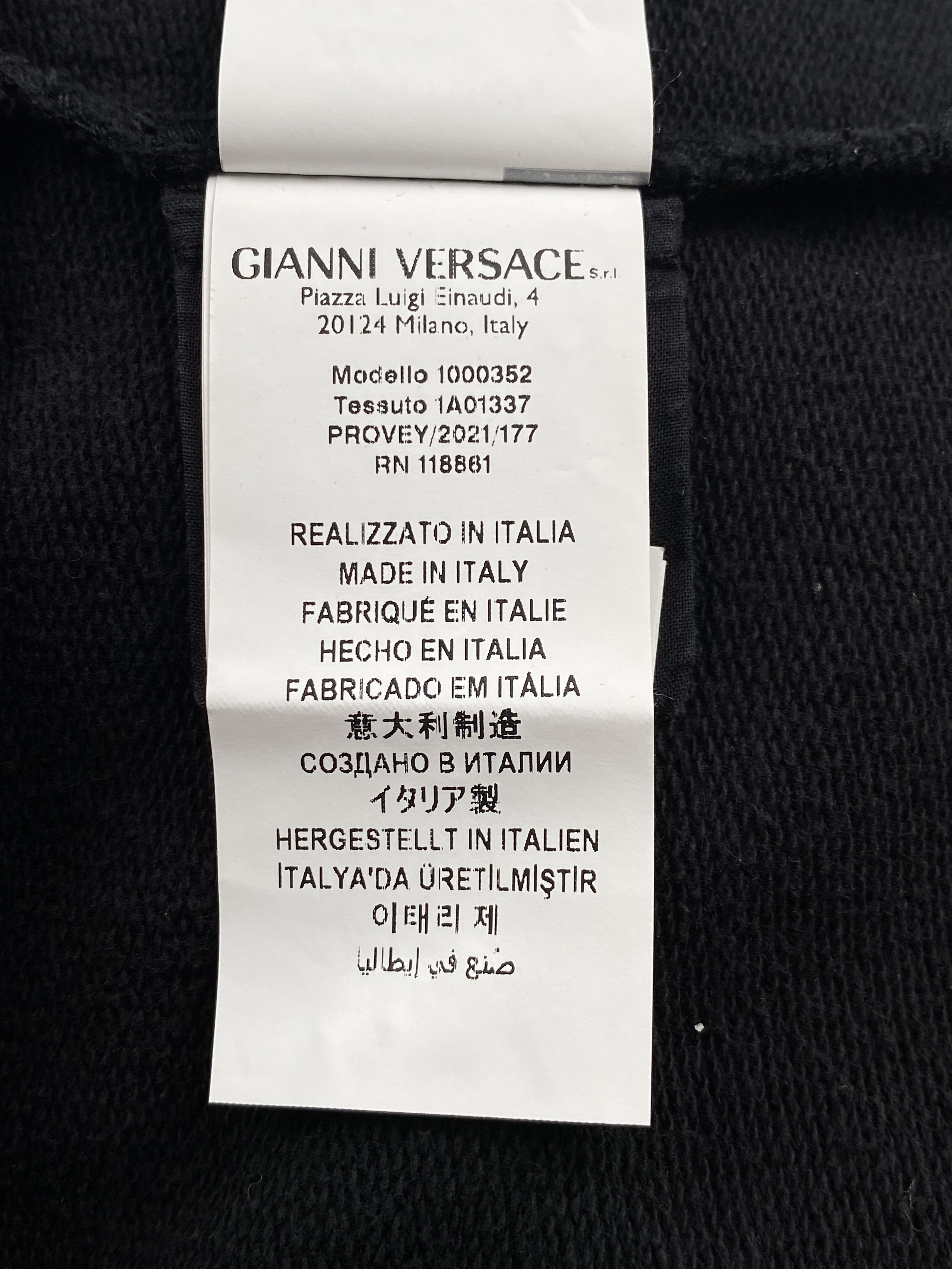 Versace Multicolor Medusa Logo Hoodie Size US M / EU 48-50 / 2 - 15 Thumbnail