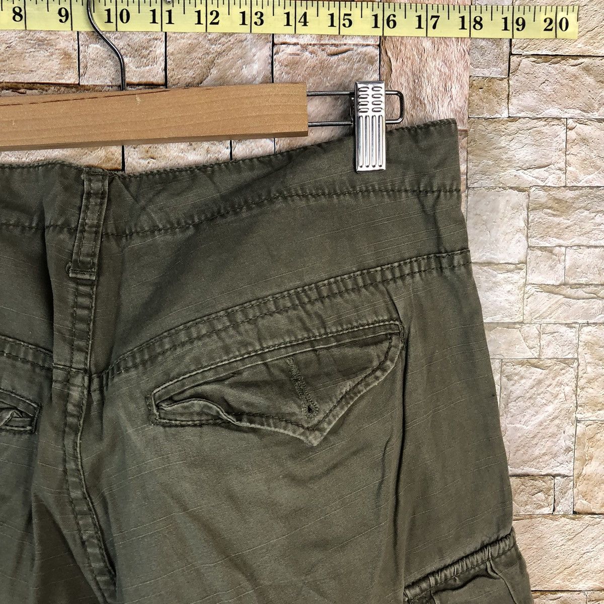 Japanese Brand Baldia Green Cargo Multipocket Pants #A988 Size US 30 / EU 46 - 19 Thumbnail