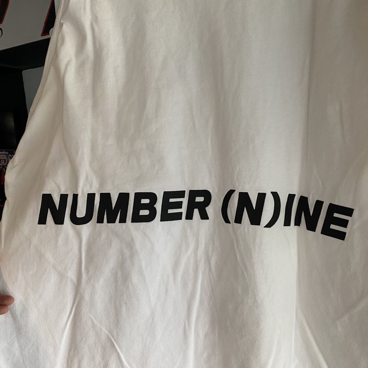 Number (N)ine Rare NUMBER (N)INE Big Spellout Pocket Tee Tshirt Size US S / EU 44-46 / 1 - 5 Thumbnail
