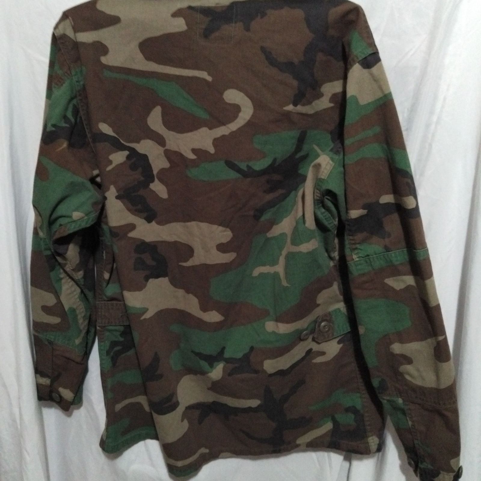 Other Woodland Camo Combat COAT/SHIRT Medium-Regular Size US M / EU 48-50 / 2 - 7 Thumbnail