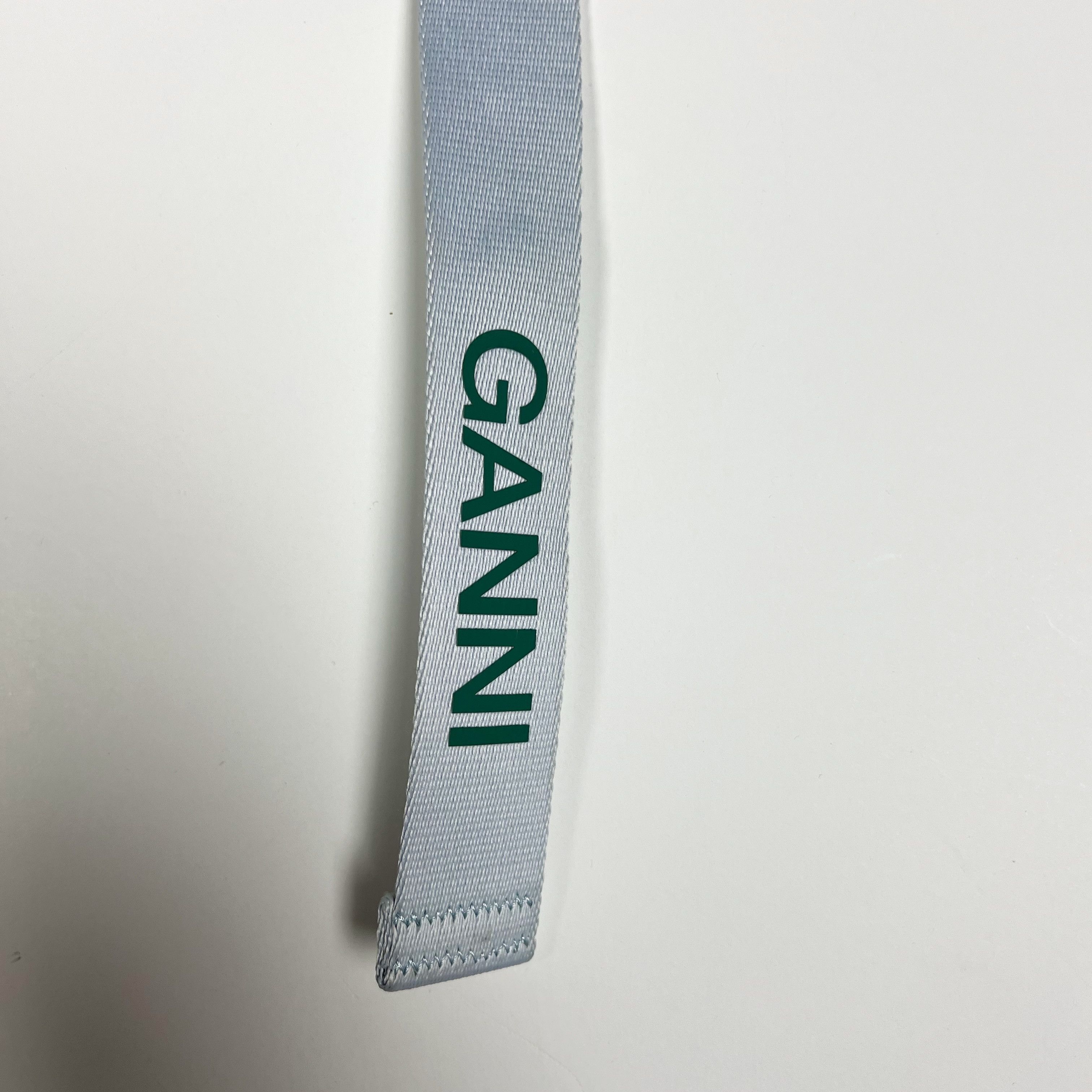 Ganni NEW Ganni Woven Material Heather Blue Size ONE SIZE - 2 Thumbnail
