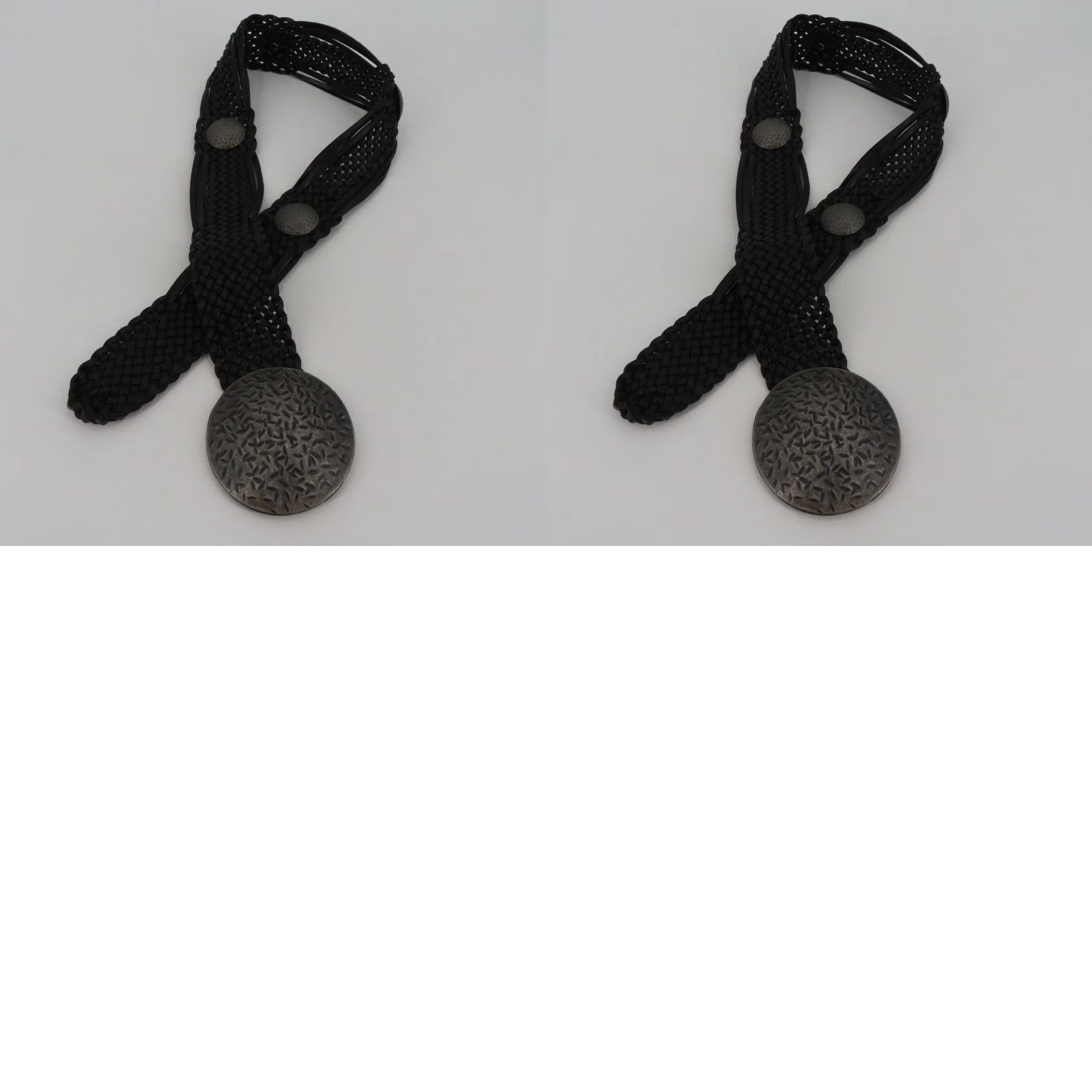 Vintage Vintage Black Faux Leather Braided One Size Fits Most Belt User: Vintage Black Faux Leather Braided One Size Fits Most Belt Size ONE SIZE - 8 Thumbnail