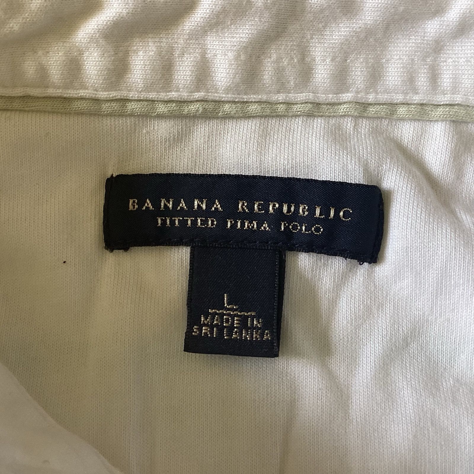 Banana Republic Banana Republic Fitted Polo Shirt Size US L / EU 52-54 / 3 - 4 Thumbnail
