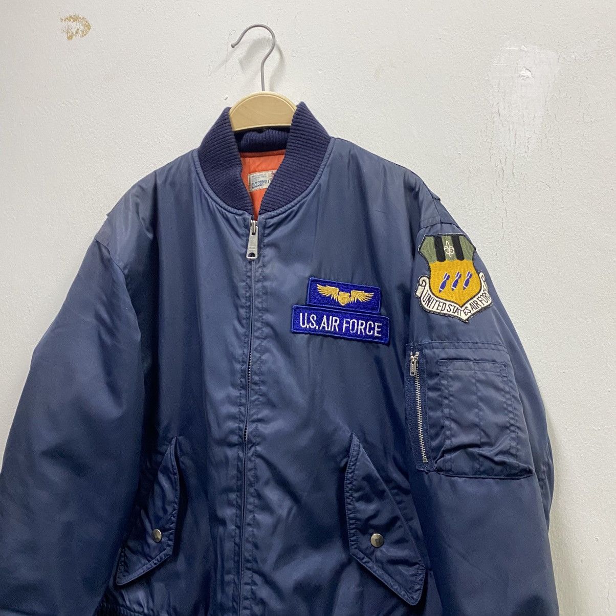 Vintage Vintage JACK SERIKA USAF MA-1 Flight Bomber Jacket Size US M / EU 48-50 / 2 - 4 Thumbnail