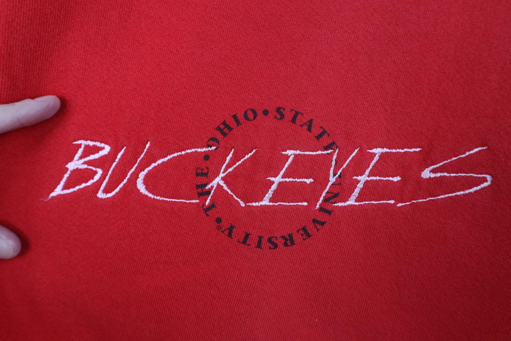 Vintage Vintage 90s Ohio State University Crewneck Sweatshirt Size US L / EU 52-54 / 3 - 4 Thumbnail