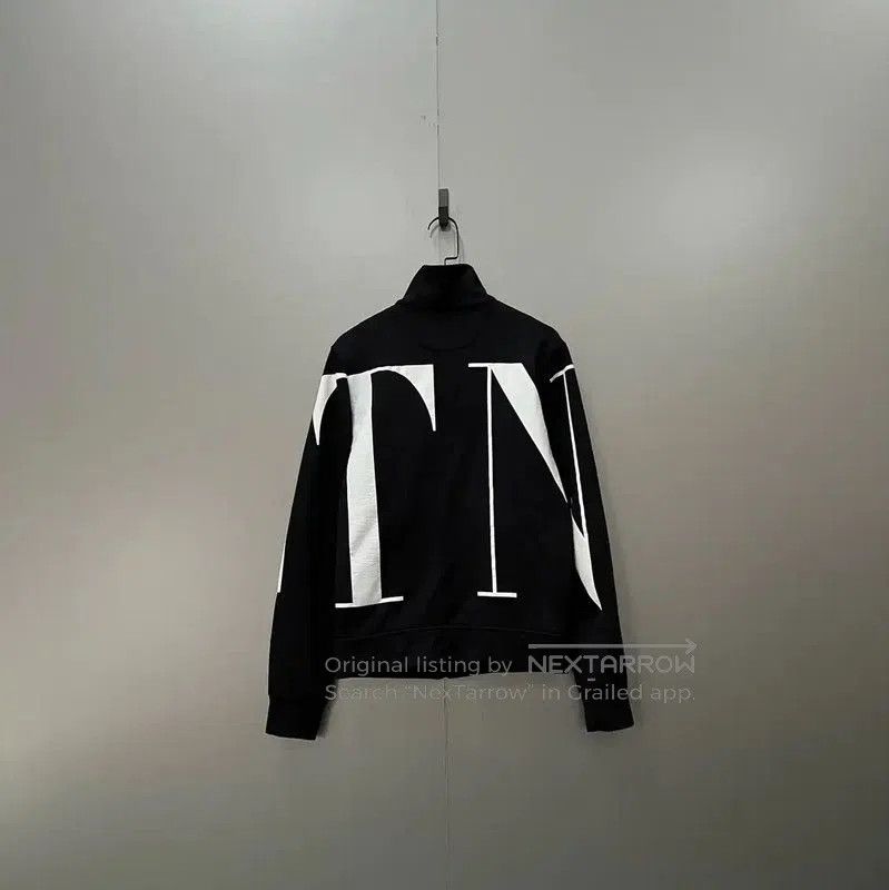 Valentino Valentino Black Logo Cotton Crop Sweatshirt . Size XS / US 0-2 / IT 36-38 - 2 Thumbnail
