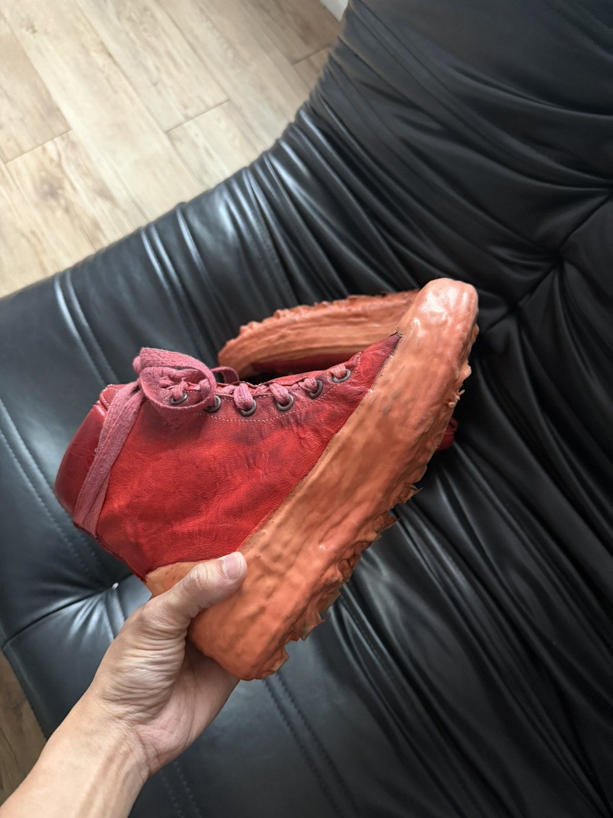 Carol Christian Poell Carol Christian Poell Drip Rubber Sneaker Size US 8 / EU 41 - 4 Thumbnail