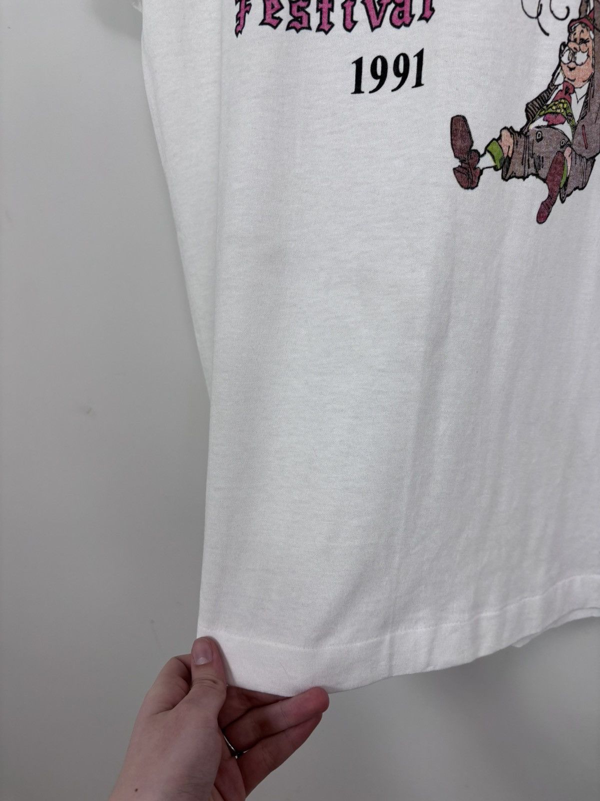 Vintage Vintage 1991 Bavarian Festival Frankenmuth Single Stitch Tee Size US XL / EU 56 / 4 - 9 Thumbnail