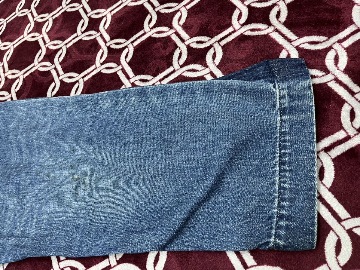 Japanese Brand Bru Na Boinne Redline Selvedge Stain Denim Size US 28 / EU 44 - 11 Thumbnail