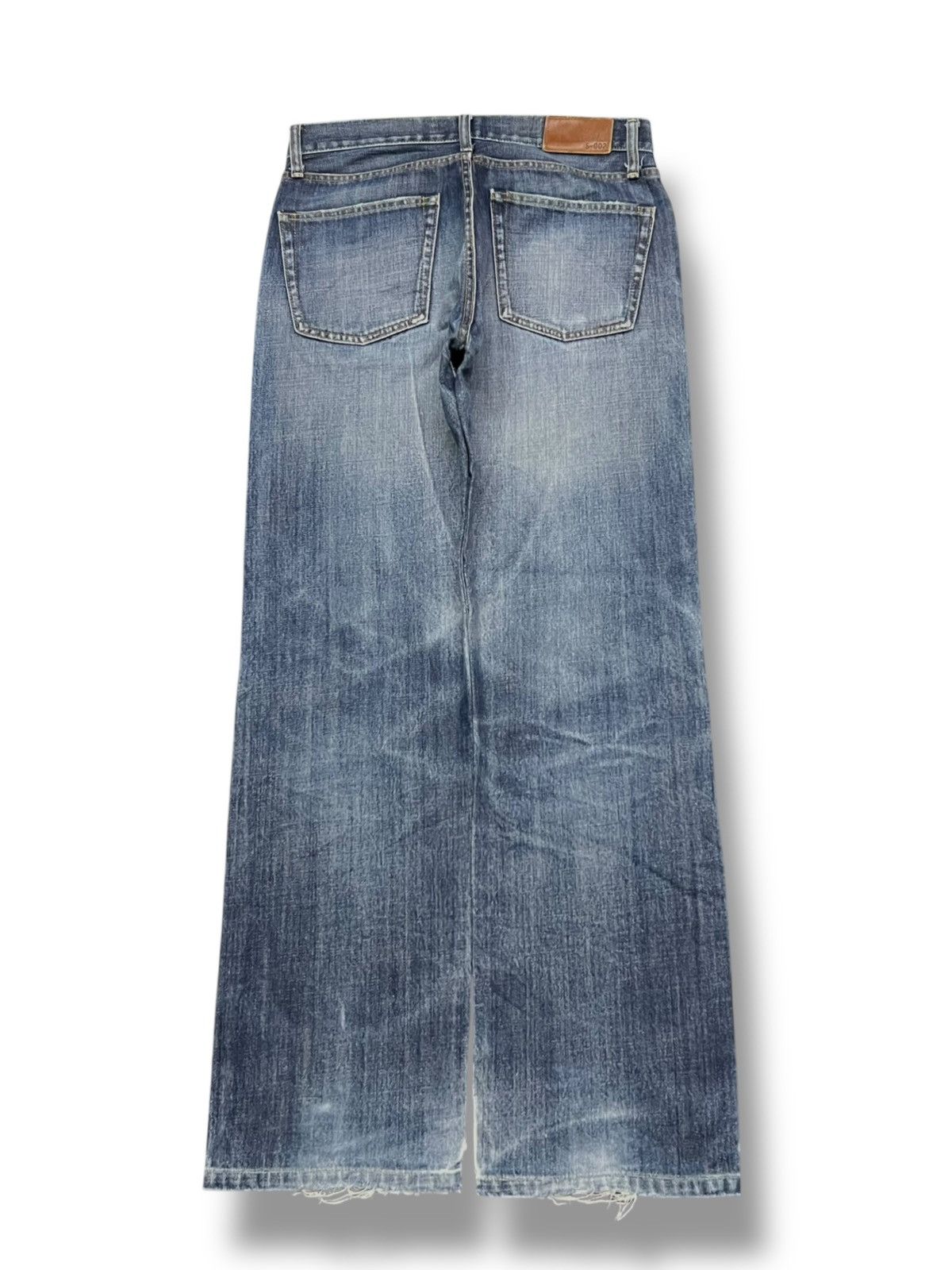 Uniqlo Loose Vintage Uniqlo S-002 Original Basic - Faded Wash Jeans Size US 32 / EU 48 - 3 Thumbnail