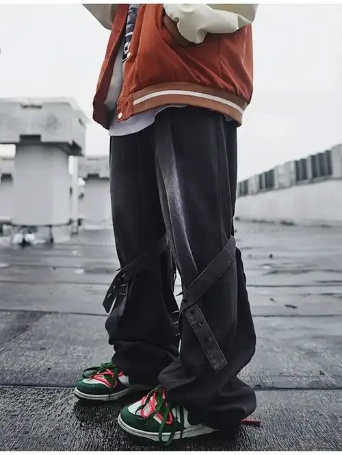 Vintage Vintage Hip Hop Denim Trousers Male Oversize Flare Pants Size US 32 / EU 48 - 7 Thumbnail