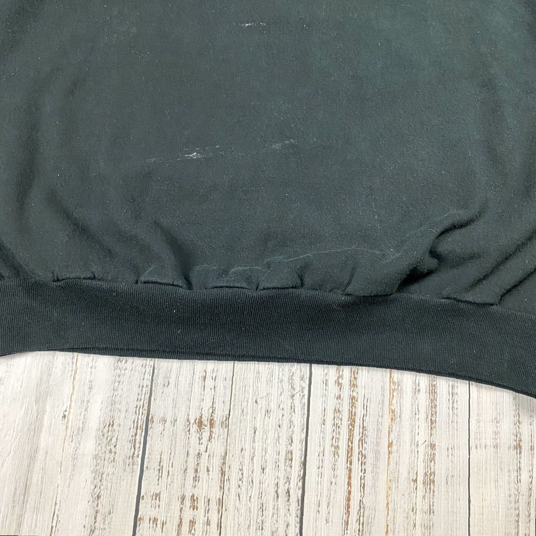 Jerzees VTG JERZEES NUBLEND CREWNECK SWEATSHIRT BLACK ADULT XL/XXL 90s Vintage Pullover Sweatshirt Men Size US XXL / EU 58 / 5 - 3 Thumbnail