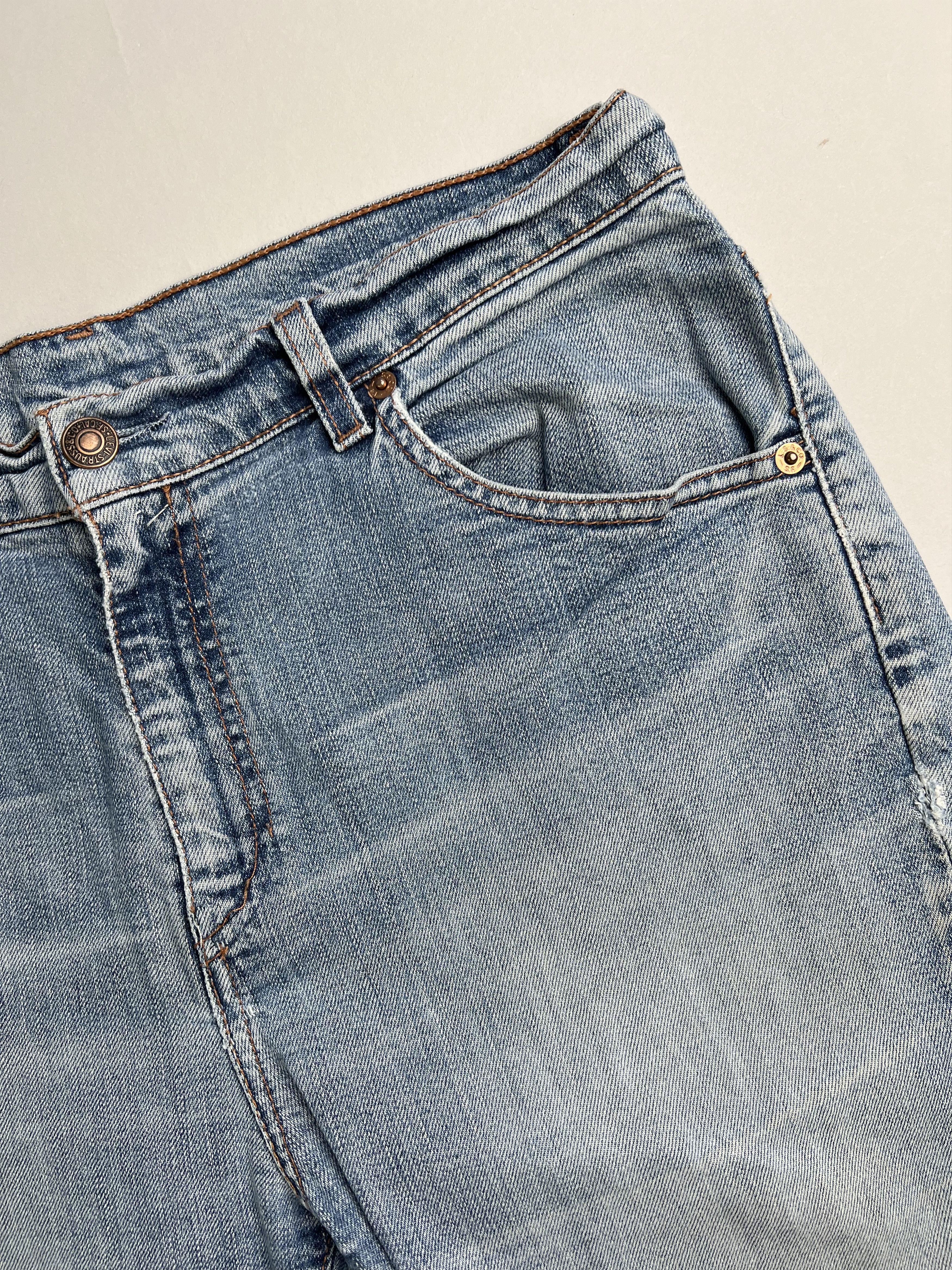 Levi's Levis 525 Jeans Shorts Light Blue W33 Size US 33 - 2 Thumbnail