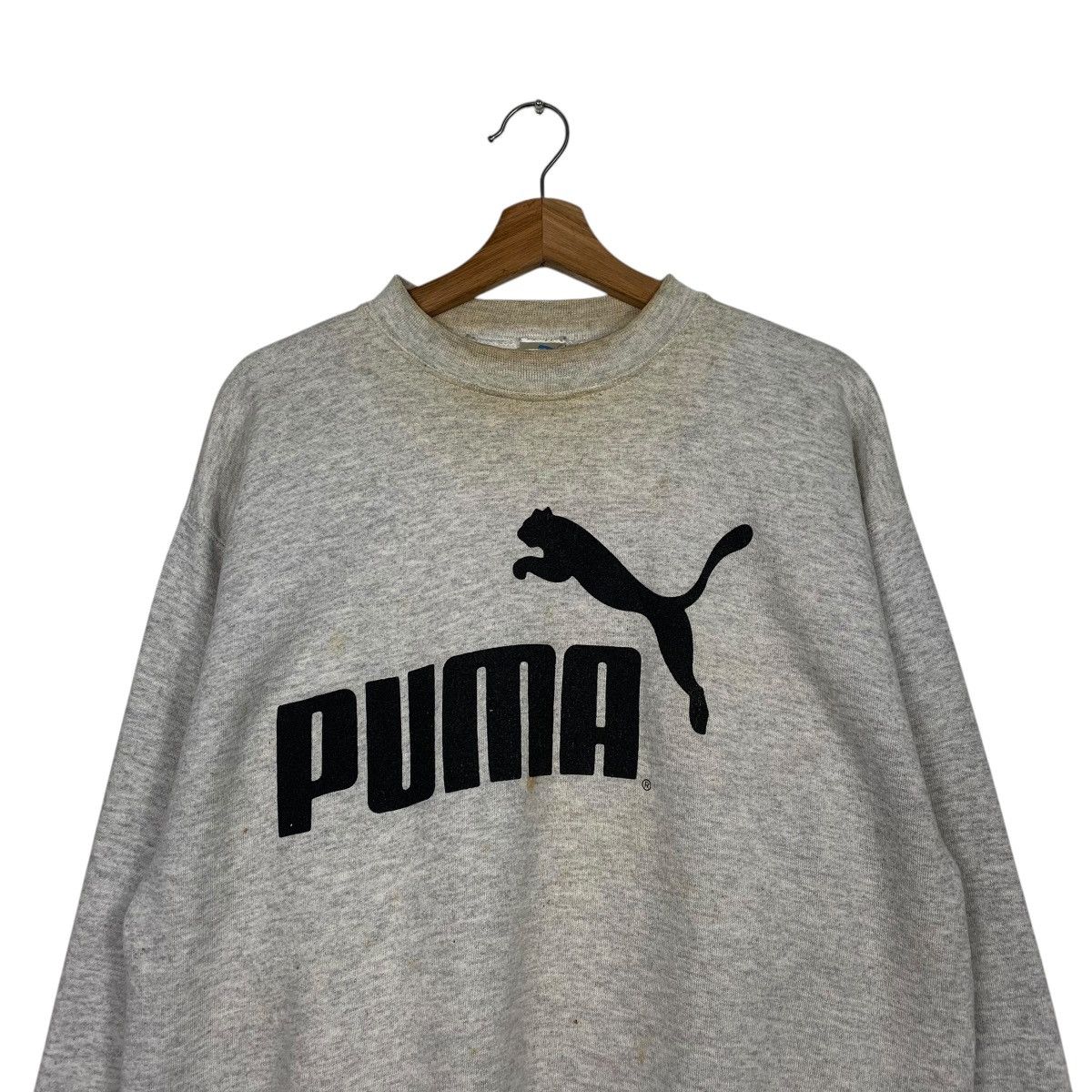 Puma Vintage 80s Puma Big Logo Crewneck Sweatshirt Size US L / EU 52-54 / 3 - 2 Thumbnail