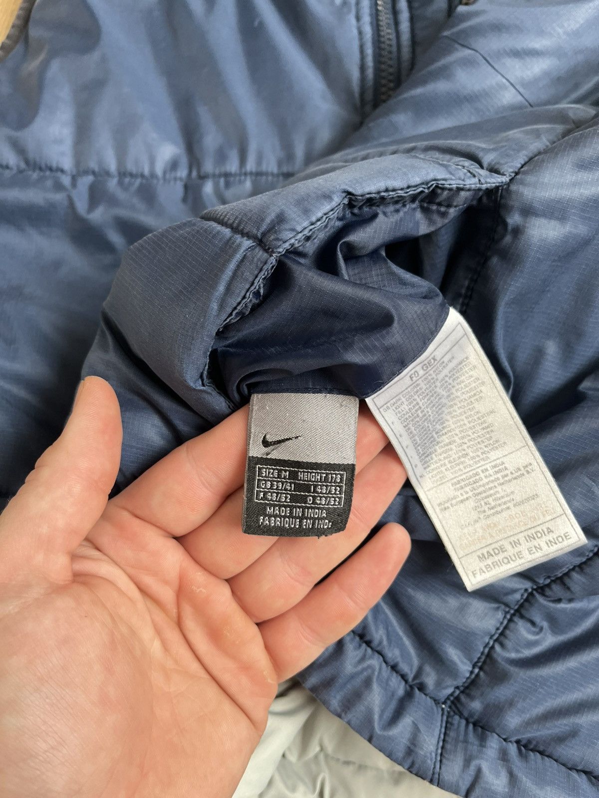 Nike Nike vintage y2k blue quilted puffer down vest gilet swoosh Size US M / EU 48-50 / 2 - 7 Thumbnail