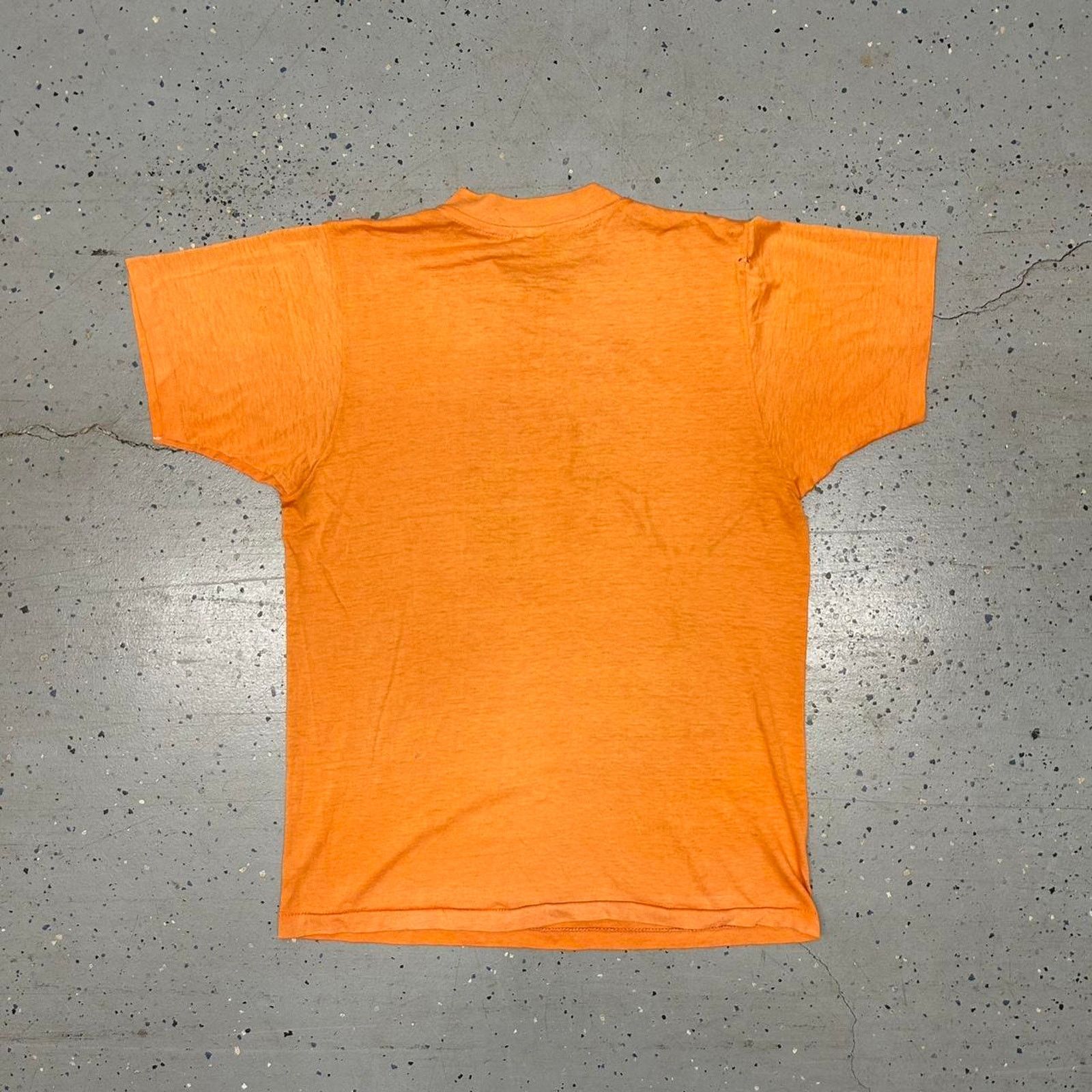 Other 70s orange vintage Stewart’s t-shirt with unique stains Size US L / EU 52-54 / 3 - 7 Thumbnail