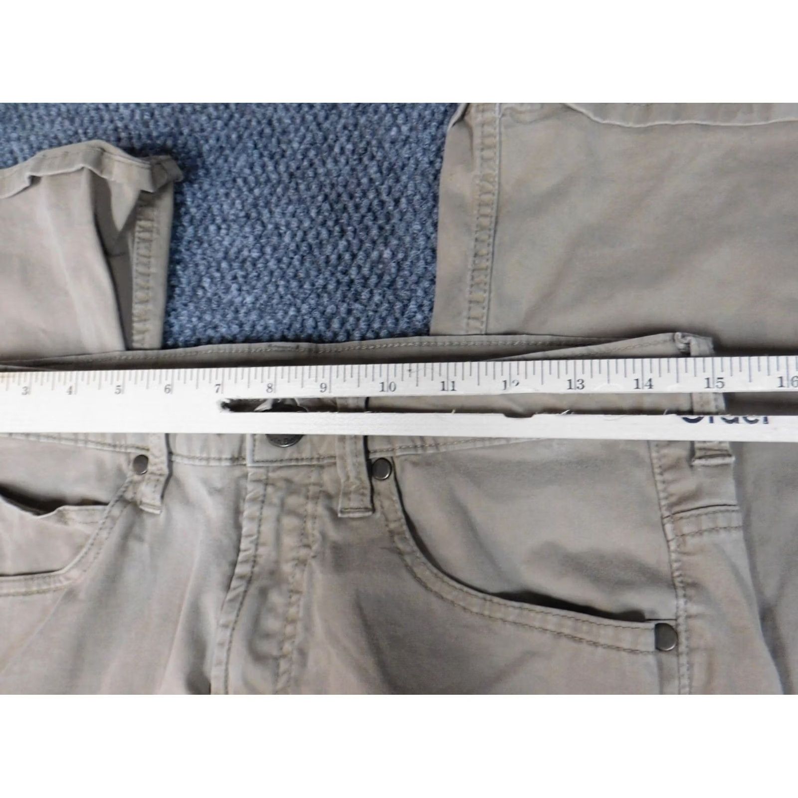 Wrangler Wrangler Pants 30x28 Beige Straight Chino Women Regular Pockets Stretch Canvas Vintage? No (Brand: Wrangler) Size 30" / US 8 / IT 44 - 3 Thumbnail