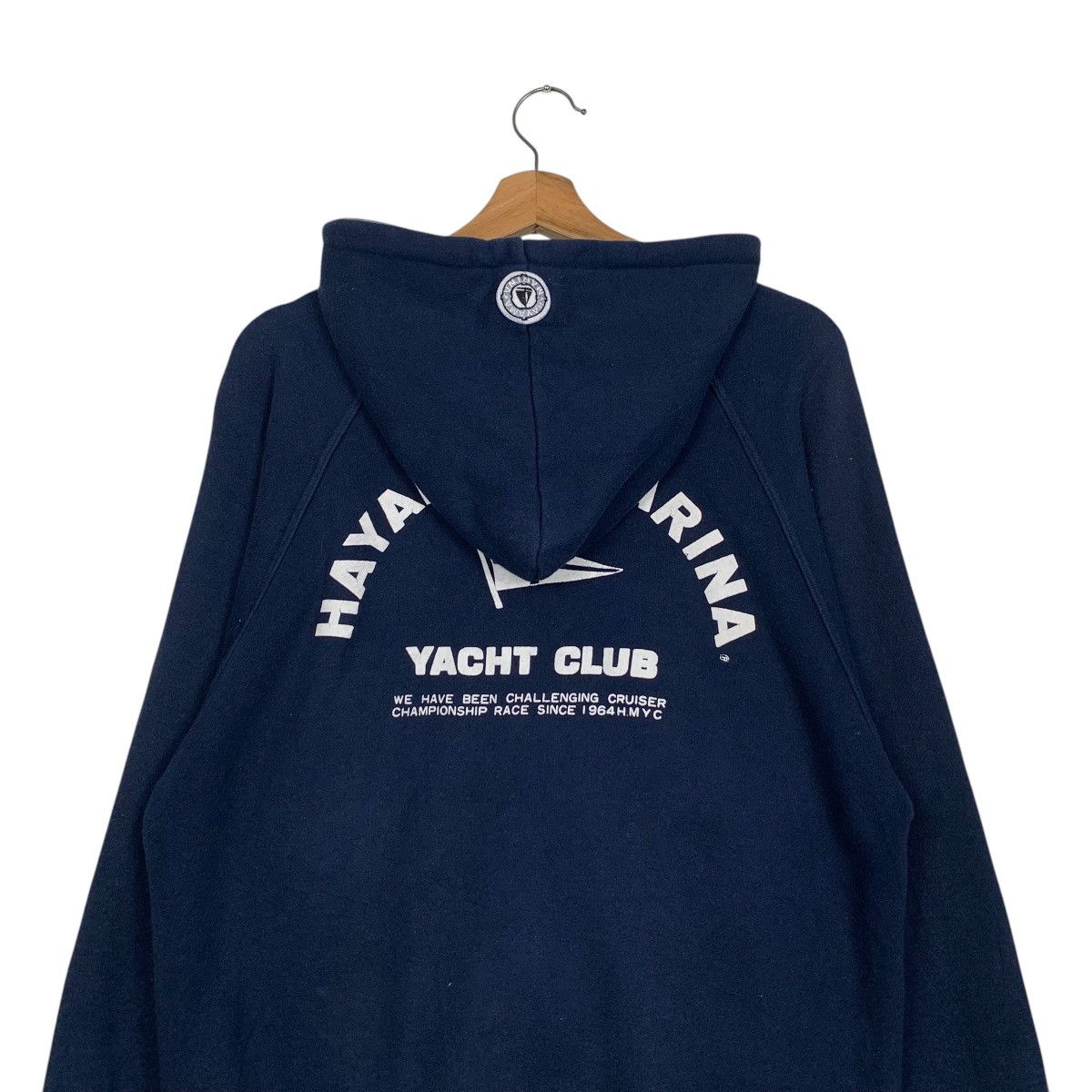 Japanese Brand HAYAMA MARINA Yacht Club Varsity Hoodies #2234-C99 Size US M / EU 48-50 / 2 - 8 Thumbnail