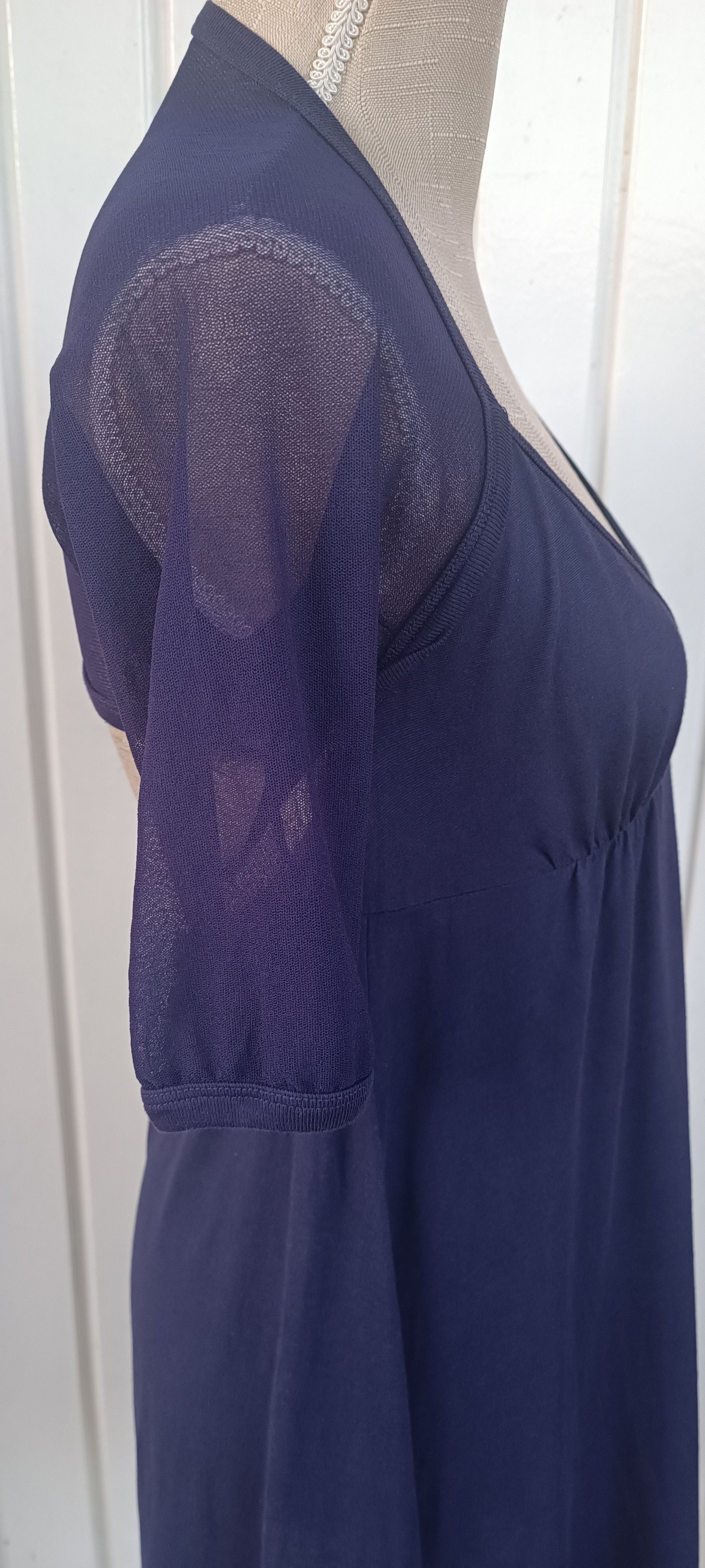 Jean Paul Gaultier Midnight blue - 2 pieces - midi dress Size M / US 6-8 / IT 42-44 - 7 Thumbnail