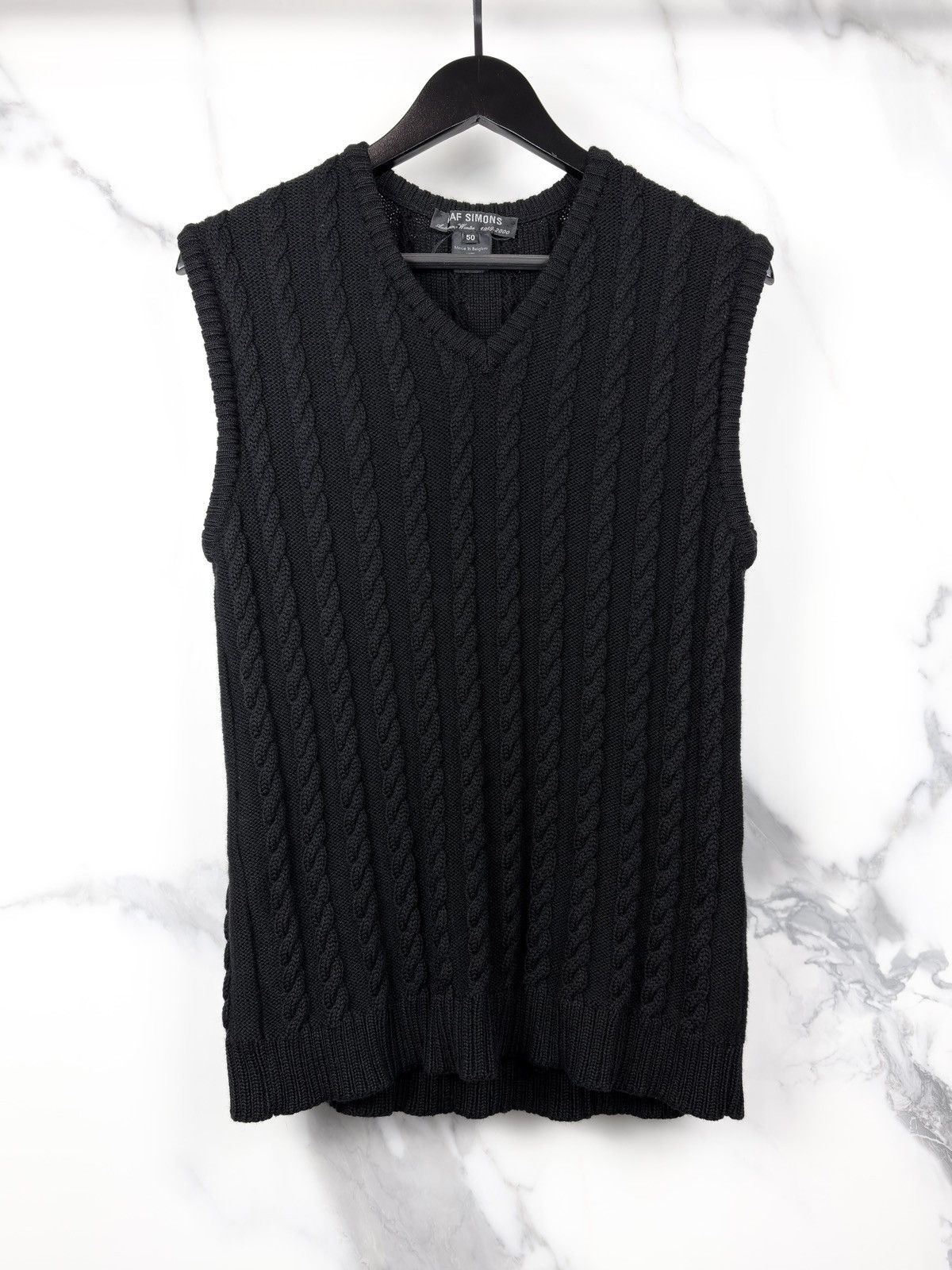 Raf Simons AW99 Raf Simons Disorder Wool Knit Sleeveless Vest Tanktop Size US M / EU 48-50 / 2 - 1 Thumbnail