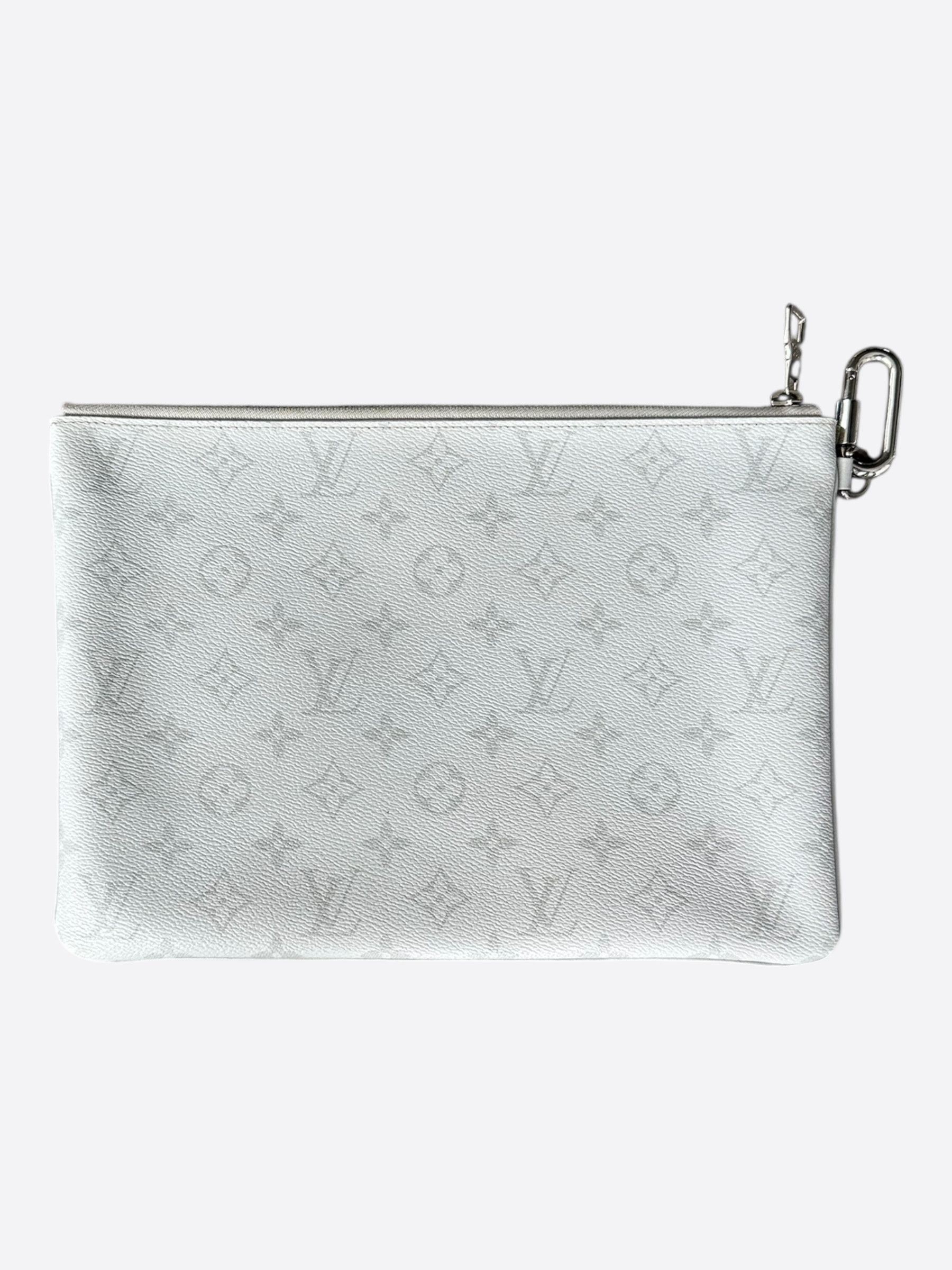 Louis Vuitton Louis Vuitton White Story Monogram Zip Pouch GM Size ONE SIZE - 2 Thumbnail