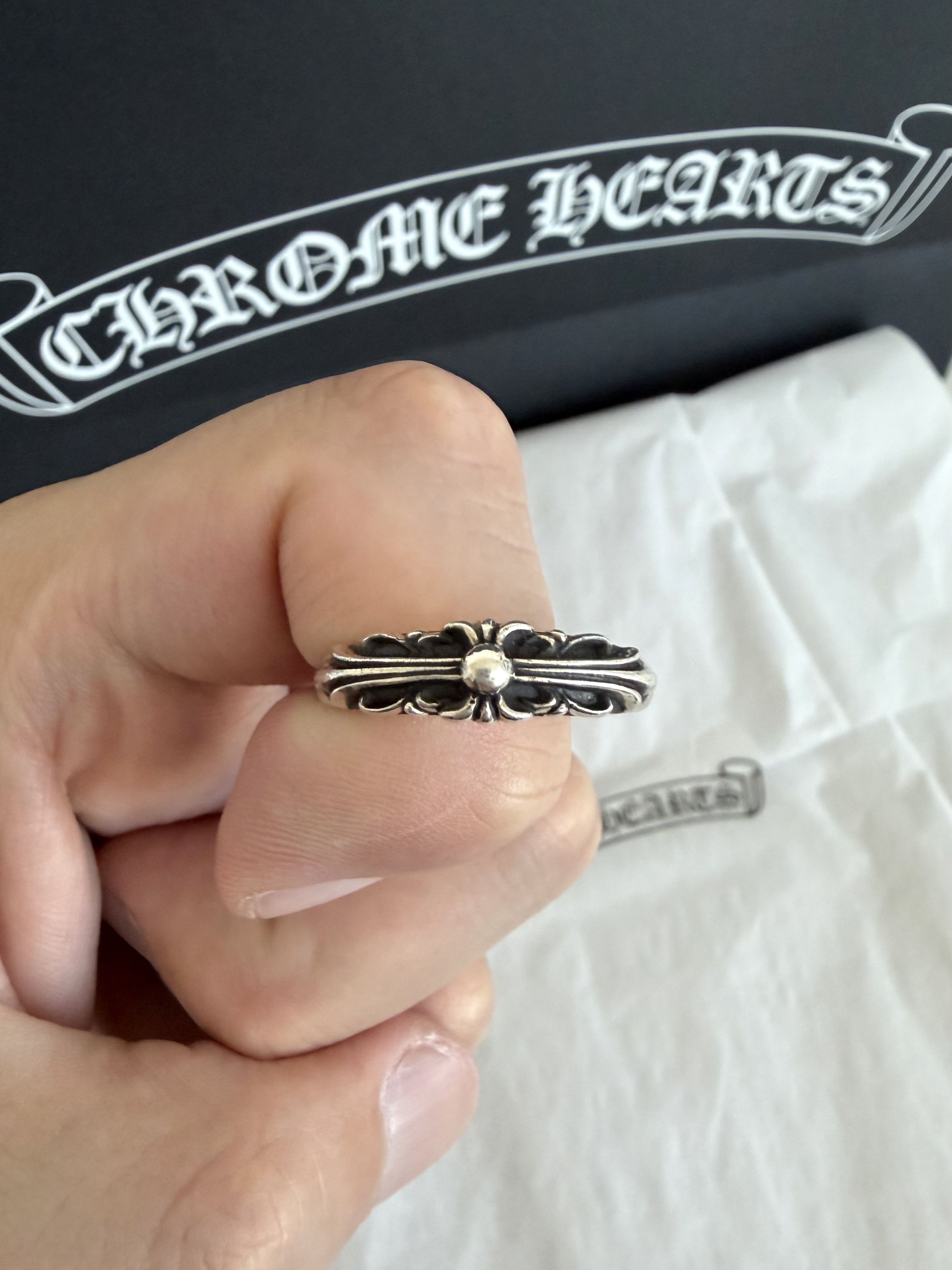 Chrome Hearts Chrome Hearts 720 Cross Tail Ring size 9.5 | Grailed
