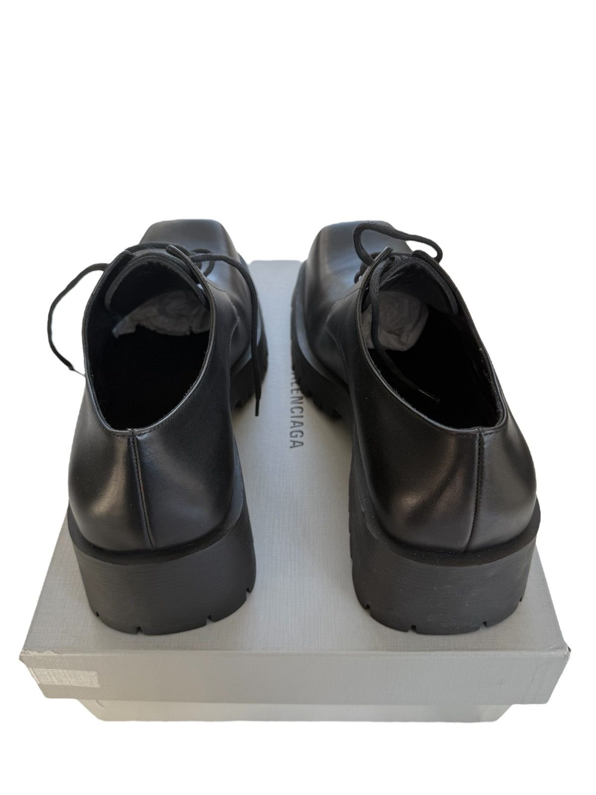 Balenciaga Balenciaga Derby Trooper Calfskin Size US 12 / EU 45 - 9 Thumbnail