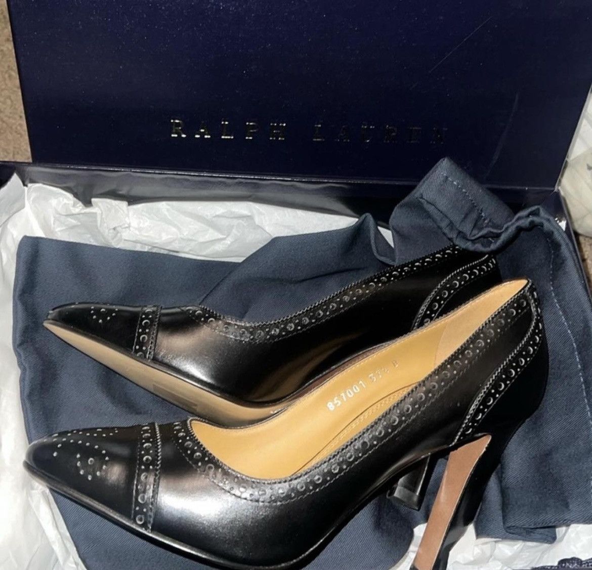 Black Ralph Lauren pumps