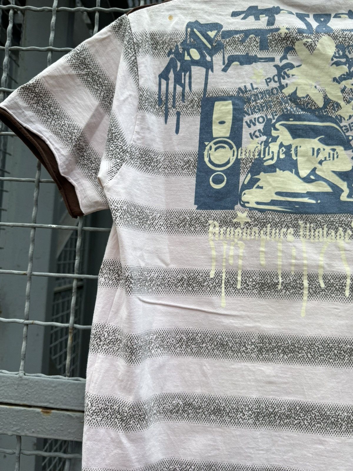 Acupuncture Acupuncture 2006 Polo Avant Garde Shirt Gun Punk Y2K tee Size US M / EU 48-50 / 2 - 20 Thumbnail