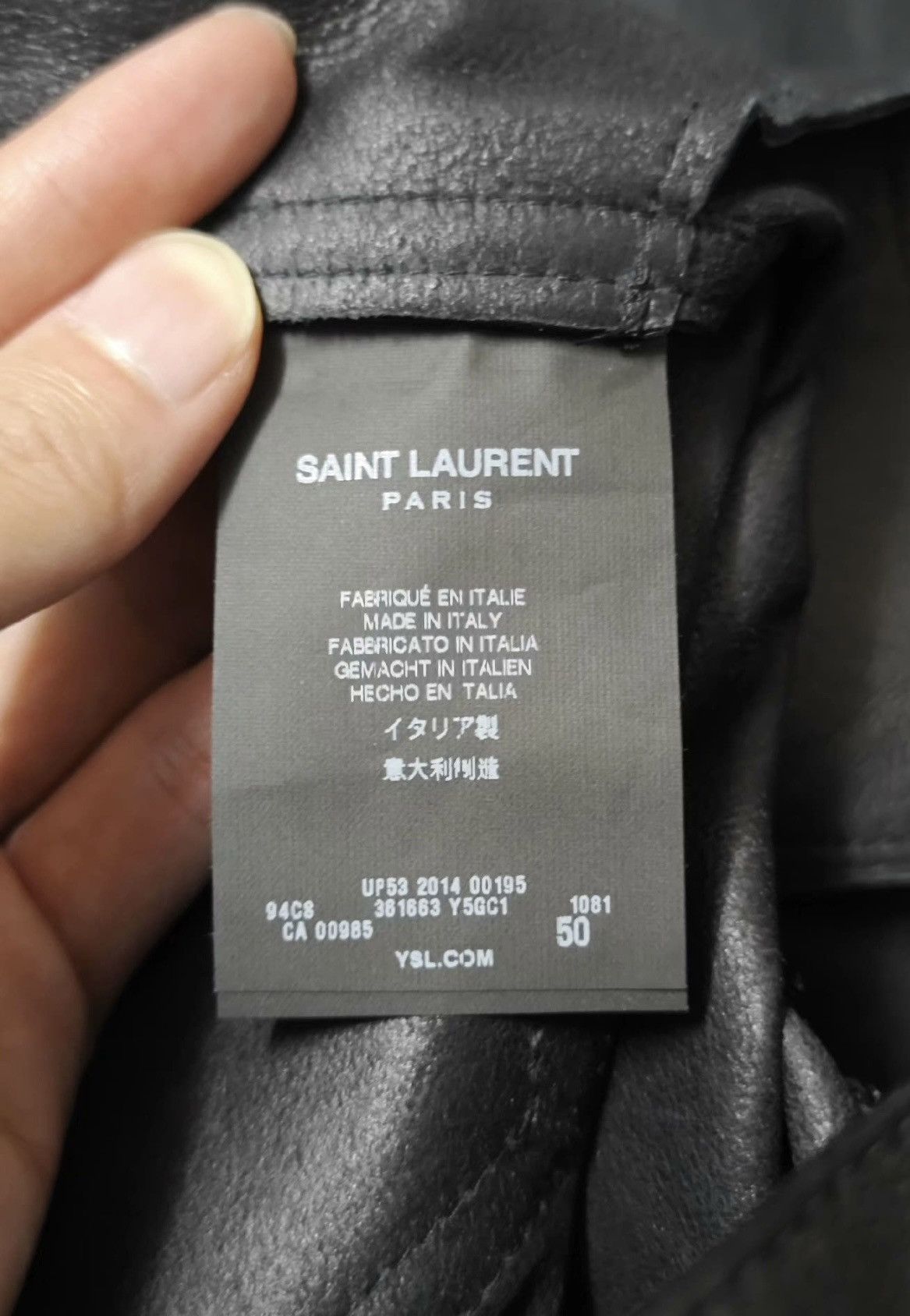 Saint Laurent Paris *RARE* Saint Laurent SS14 Lambleather Pants Sz.50 Size US 34 / EU 50 - 5 Thumbnail