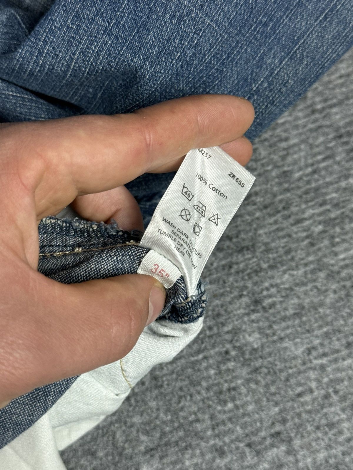Japanese Brand Vintage Japanese brand Baggy denim y2k Size 35" - 11 Thumbnail