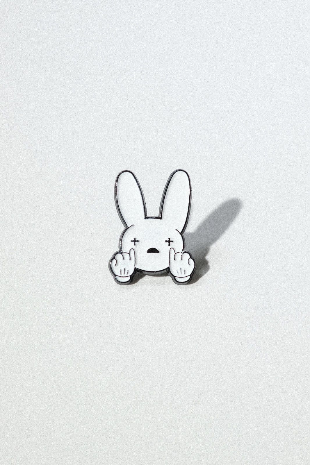 Other ad Bunny Logo Hip-Hop Enamel Pin Size ONE SIZE - 1 Thumbnail