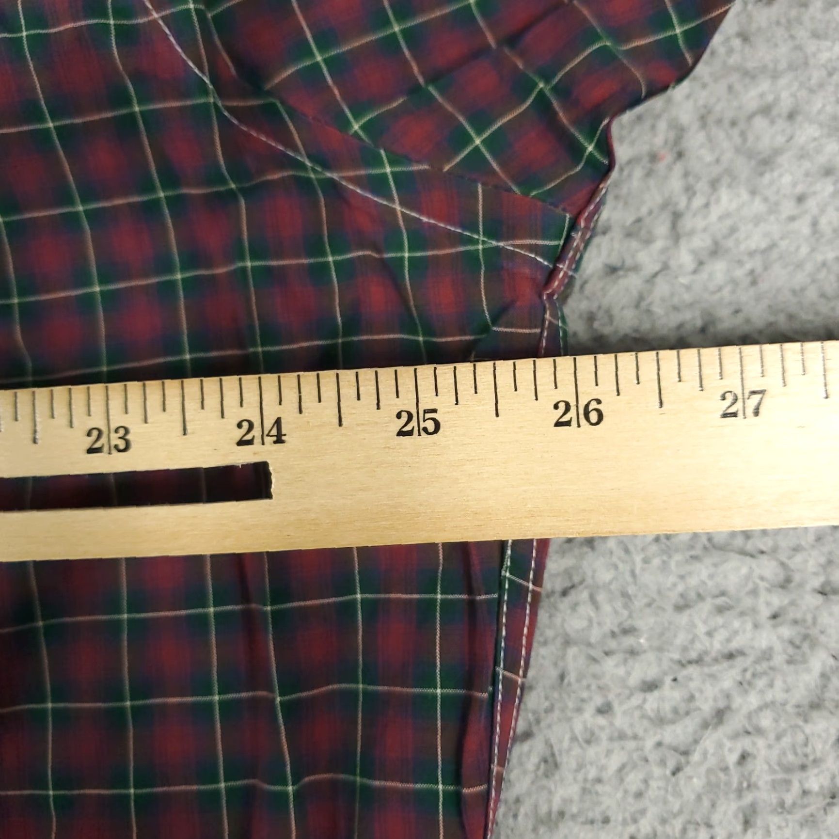 Ralph Lauren Ralph Lauren Shirt Mens 16.5 Red Plaid Casual Button Up Long Sleeve Shirt Size US L / EU 52-54 / 3 - 5 Thumbnail